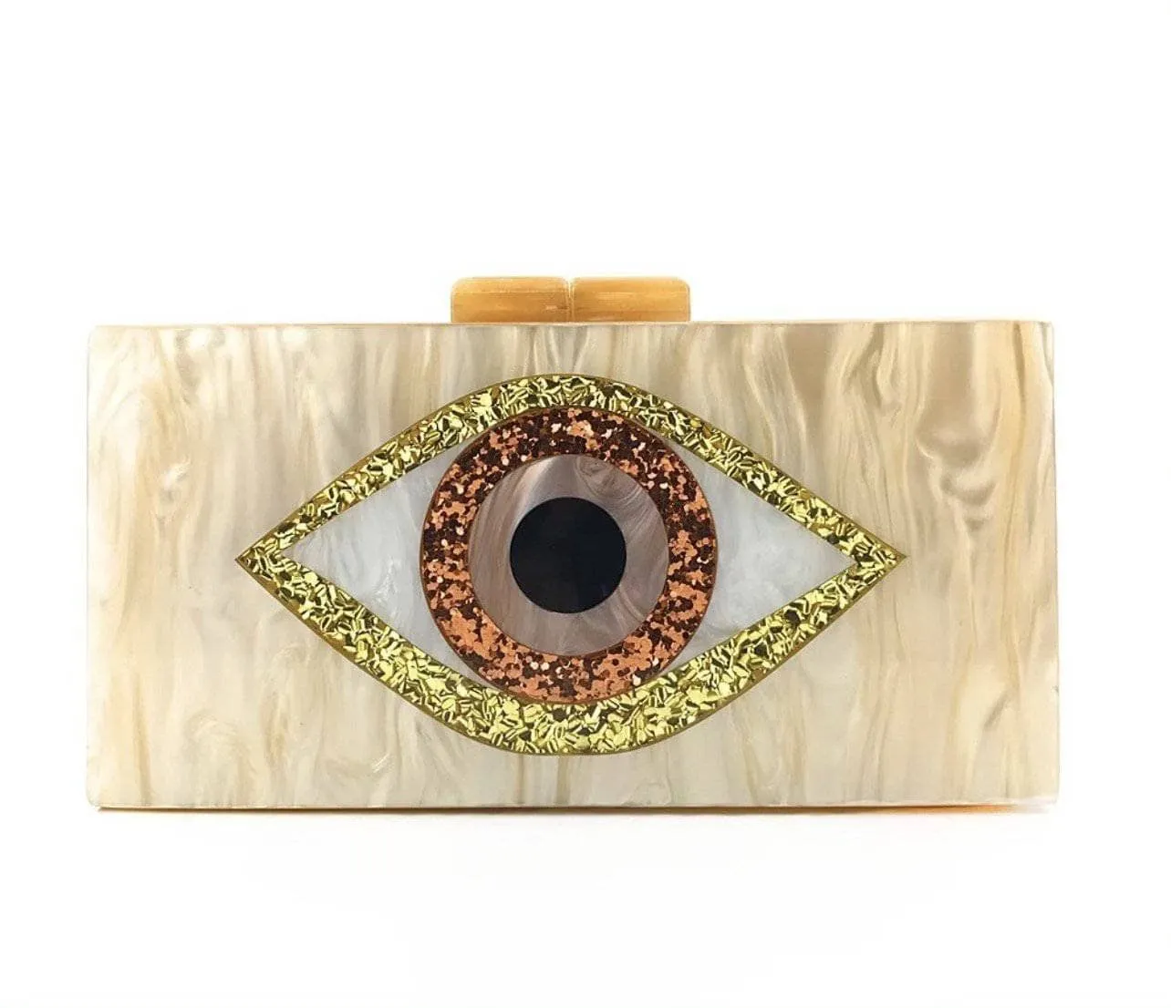 Evil Eye Acrylic Clutch