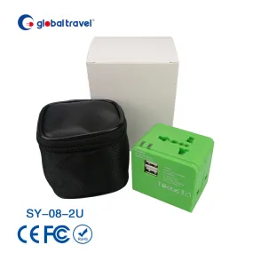 Factory direct plug with USB travel adapter