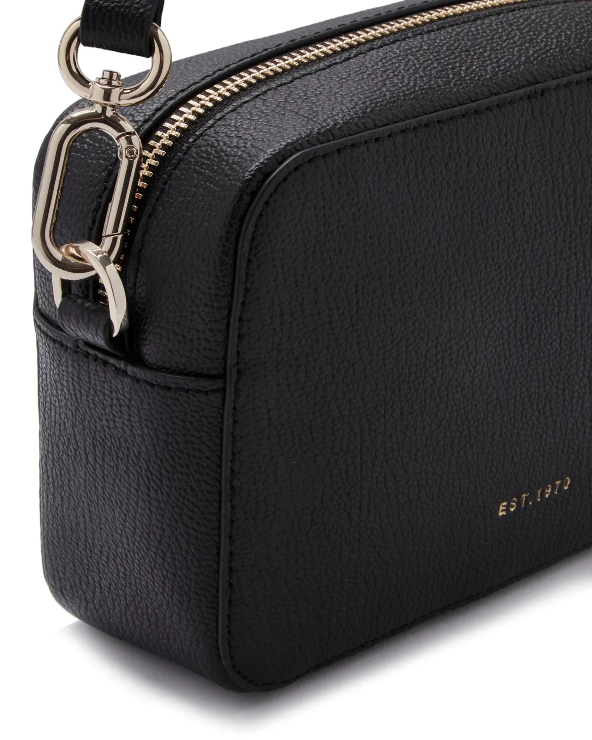 Farley Leather Crossbody Bag | Black