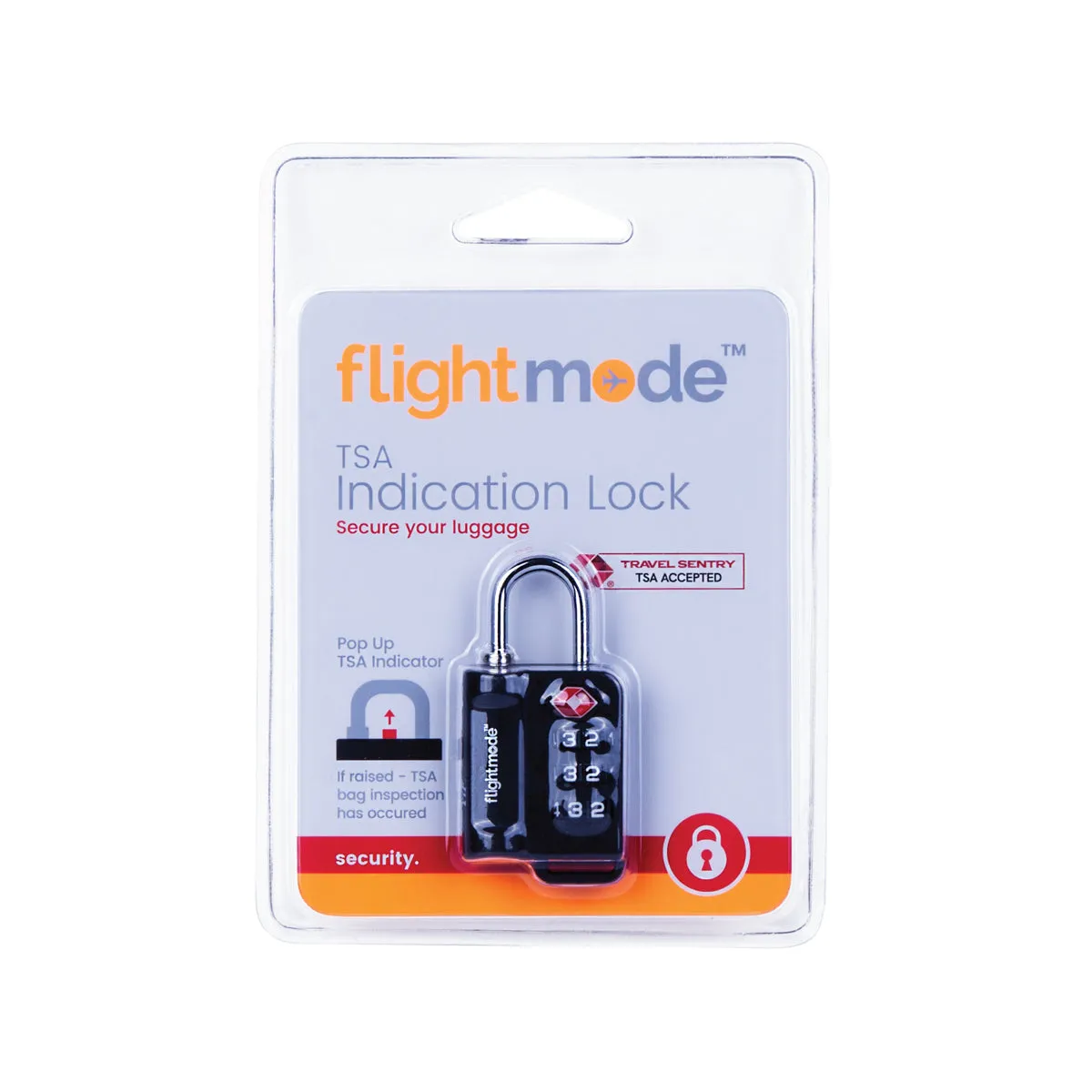 Flight Mode TSA Pop Up Indication Lock FM0021