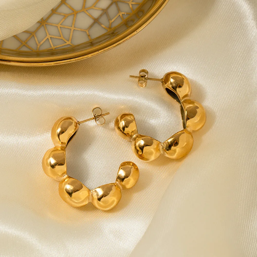 Fusion Hoop Earrings