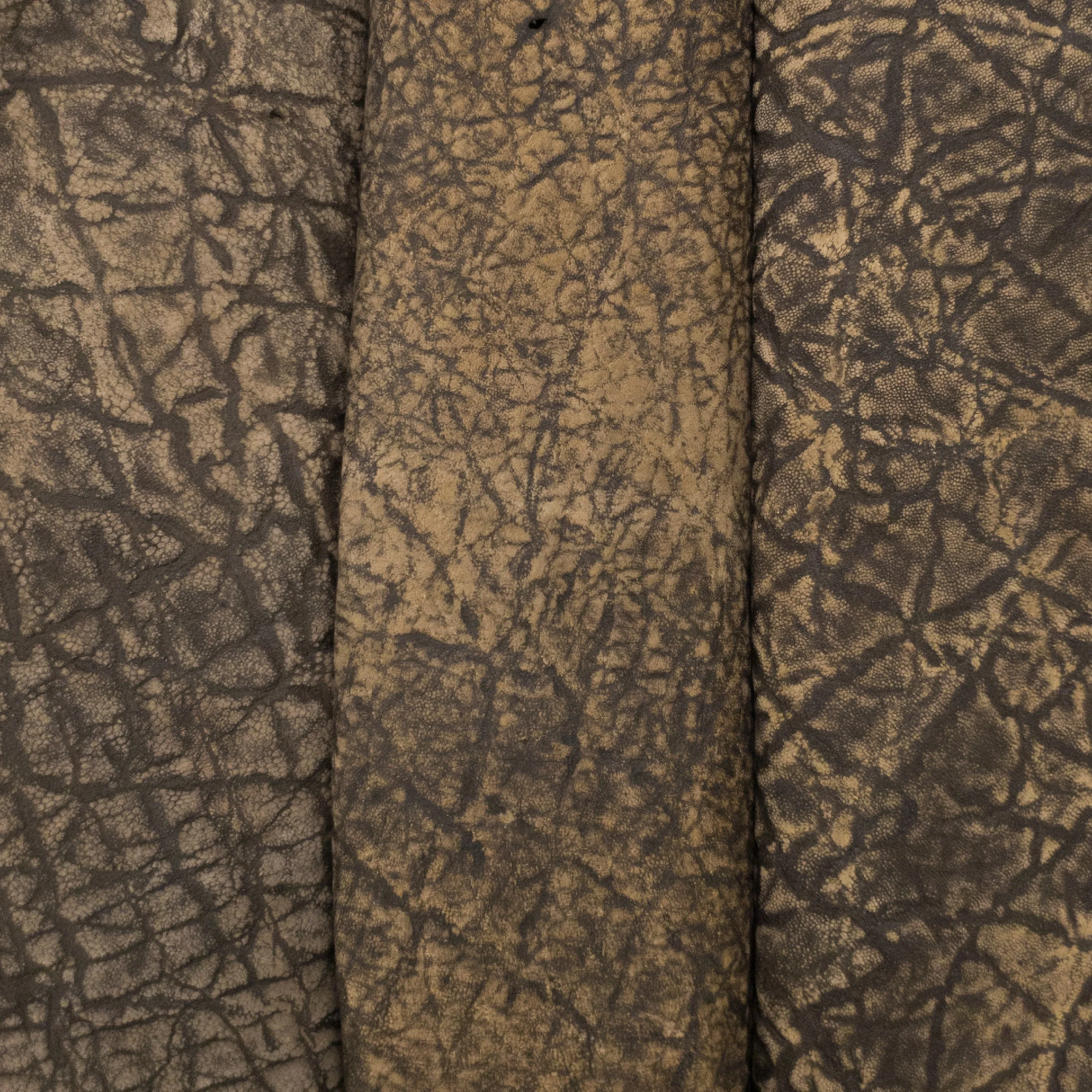 Genuine Elephant Leather Hides, Brown Safari Non-Stock, 4-5 oz, 1-4 Sq Ft