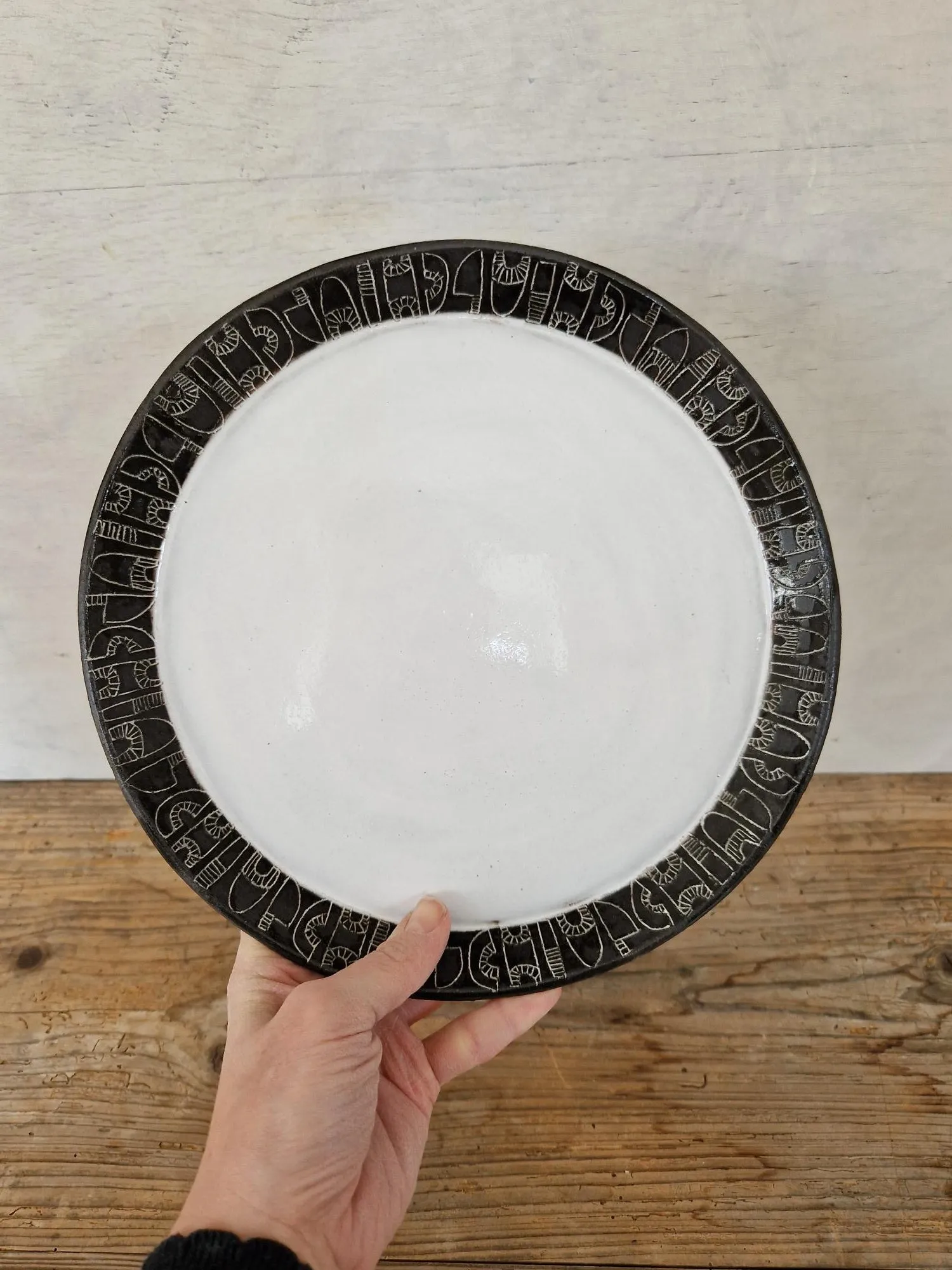 Geometric Patterns - large plate No. 1