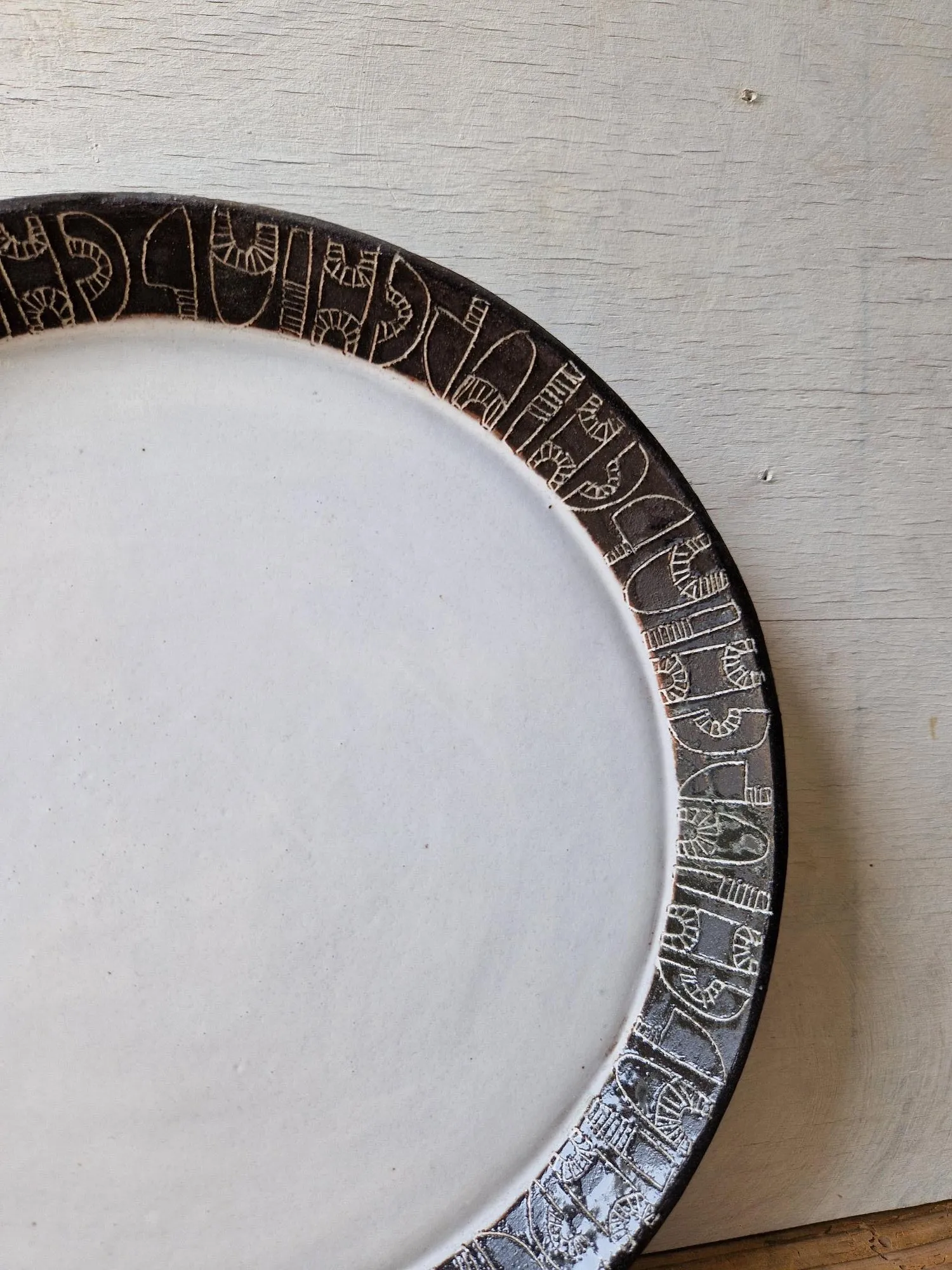 Geometric Patterns - large plate No. 1