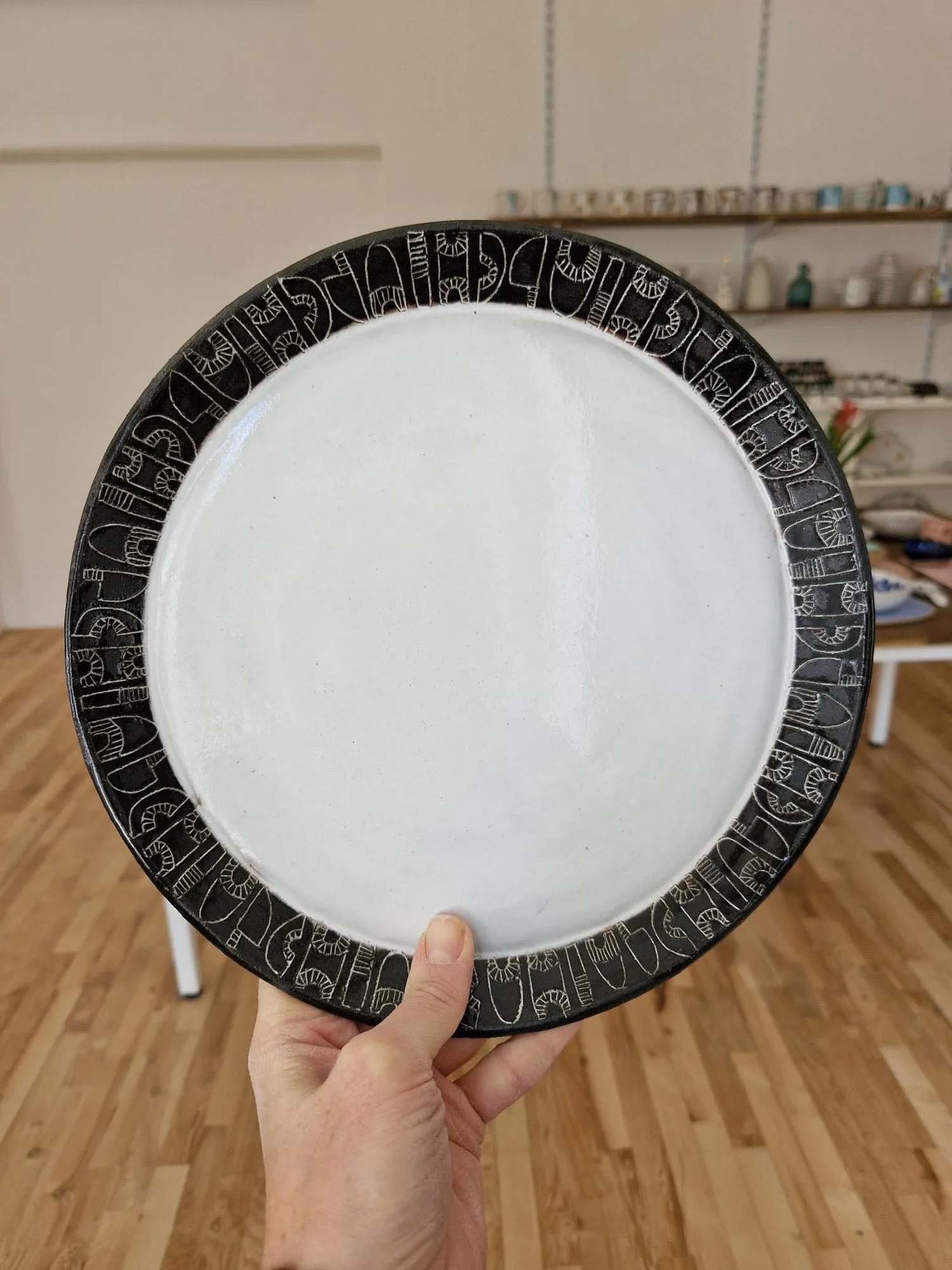 Geometric Patterns - large plate No. 1