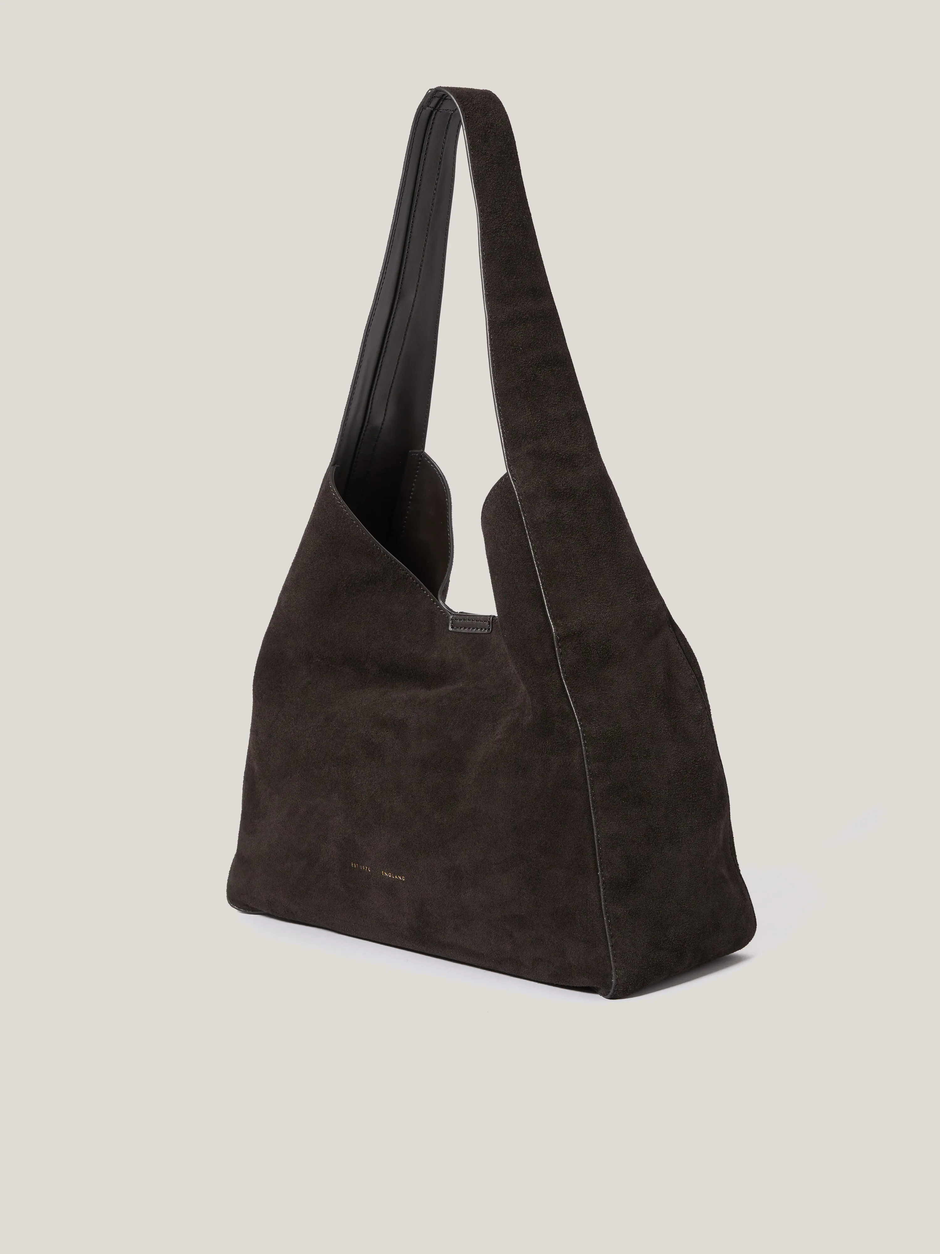 Heckfield Suede Tote | Chocolate