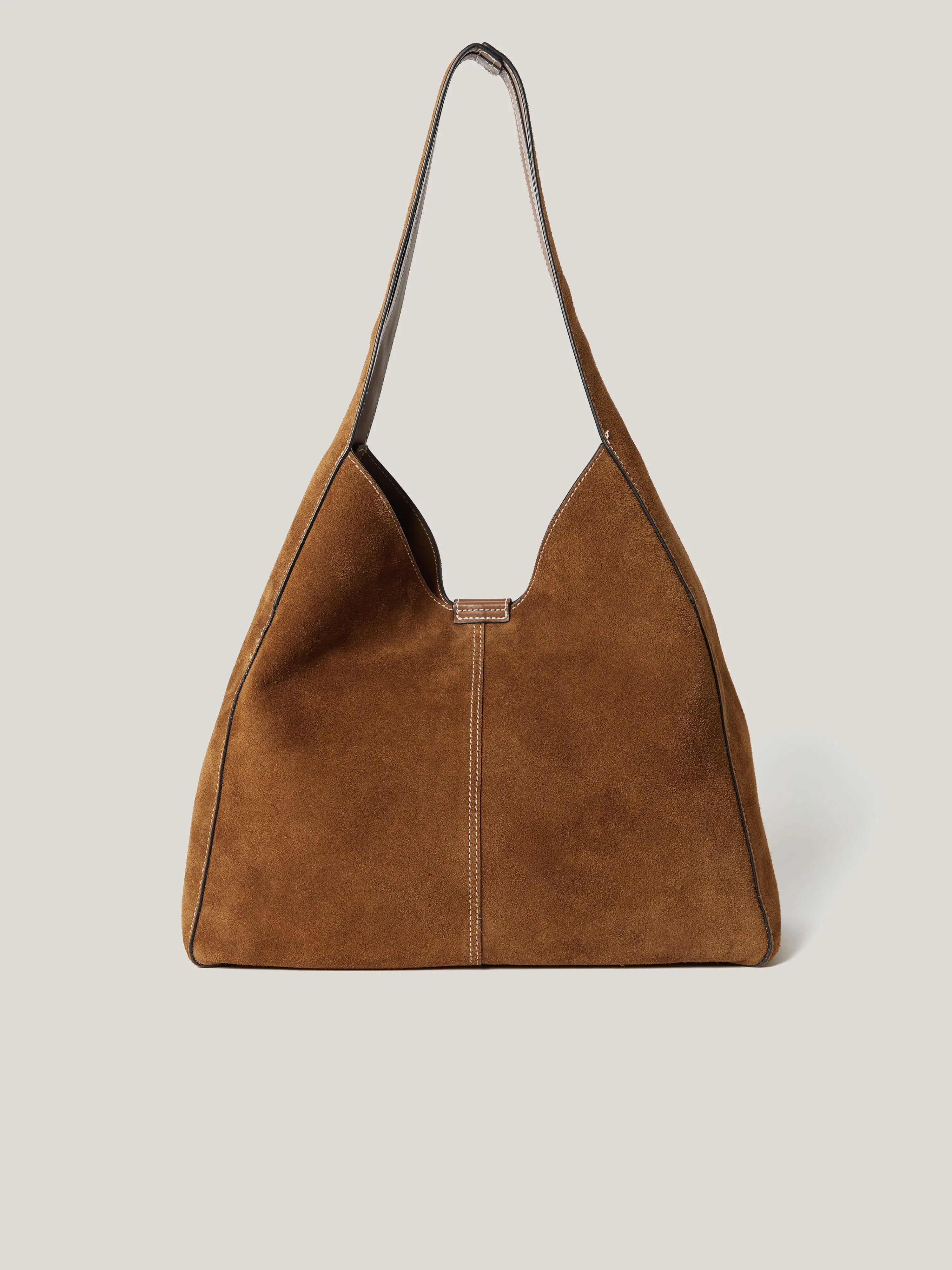 Heckfield Suede Tote | Tan