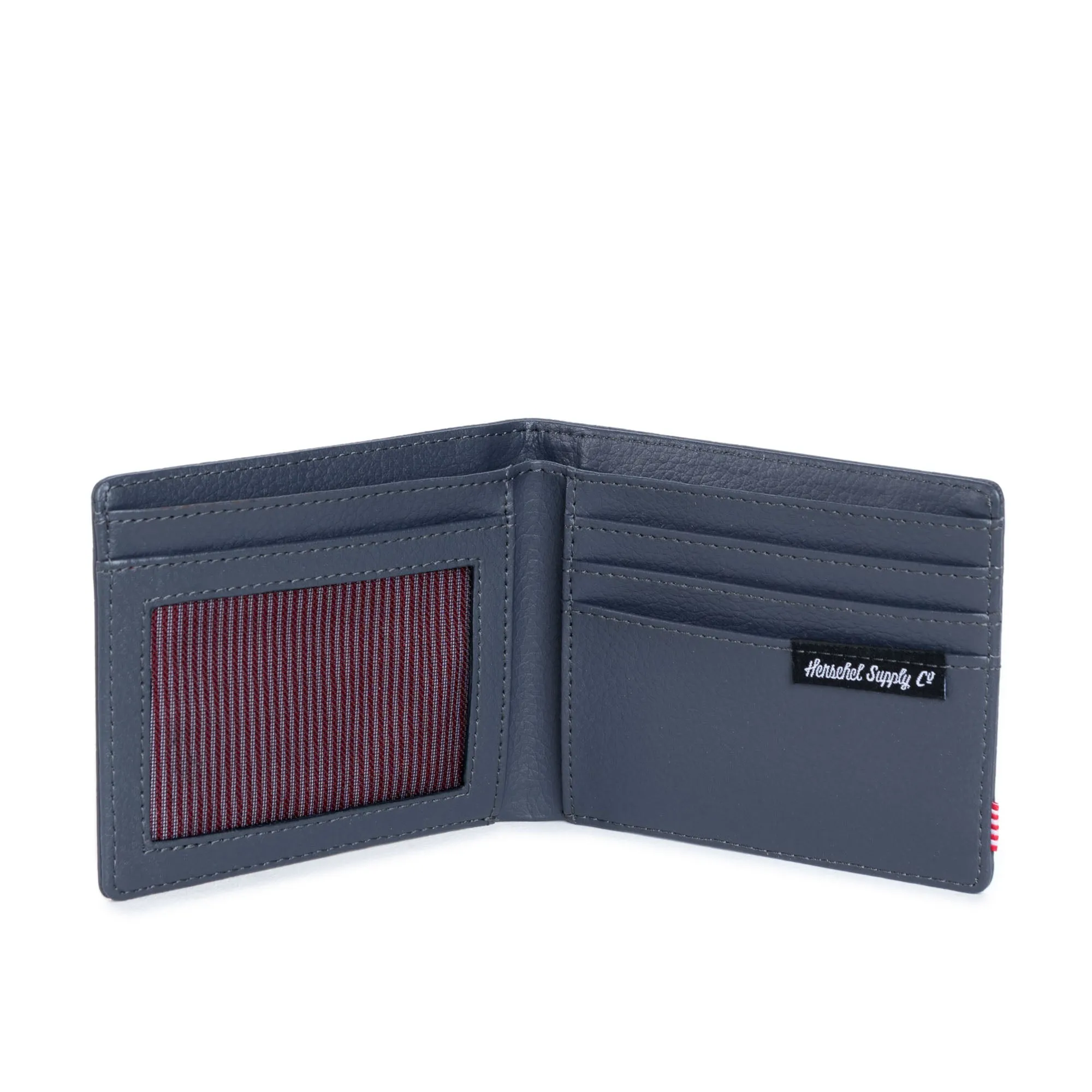 Herschel Hank Leather Wallet - Charcoal Snake