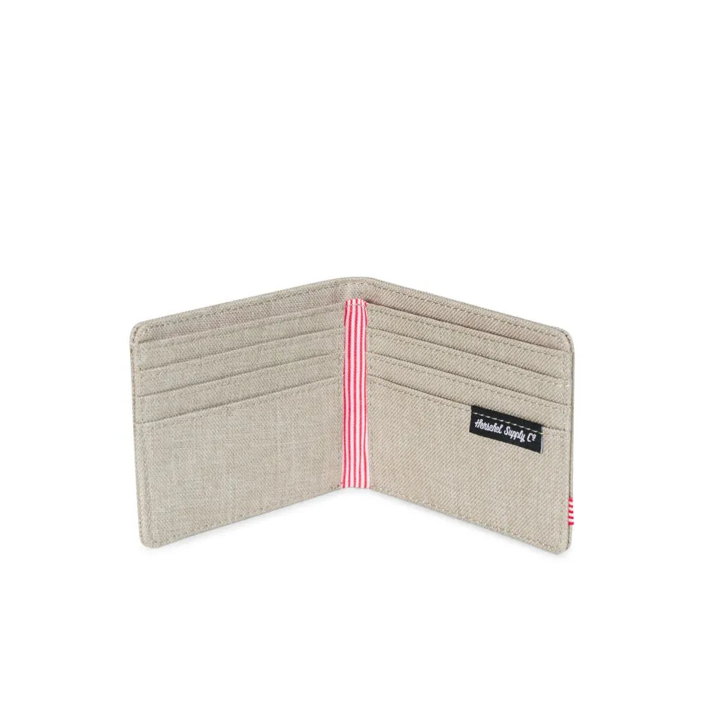 Herschel Roy Wallet - Light Khaki Crosshatch