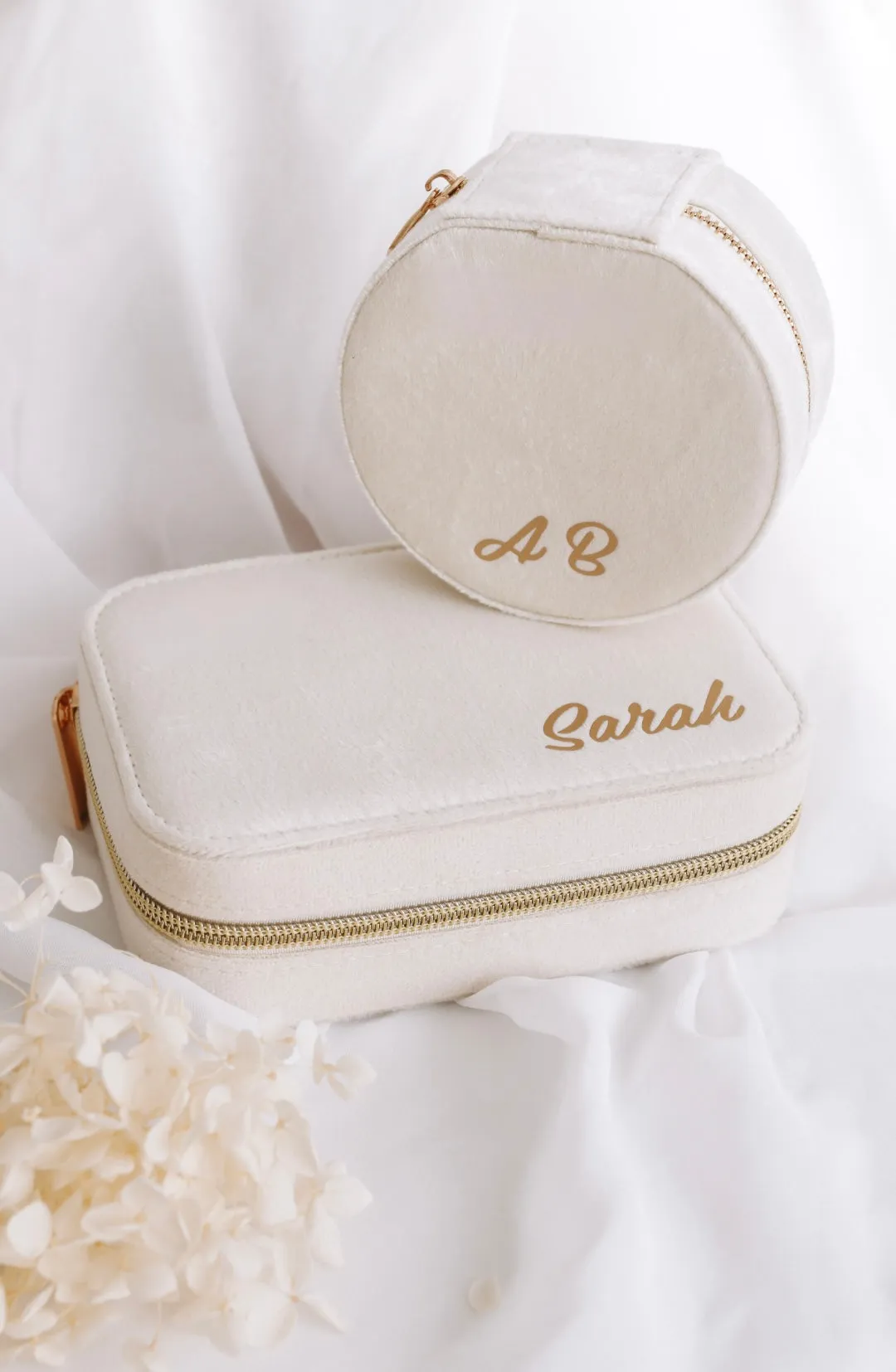 Jewellery Travel Case with Monogram Option