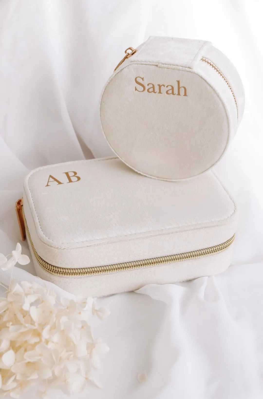 Jewellery Travel Case with Monogram Option