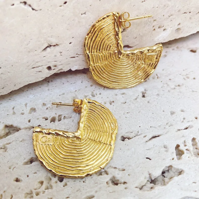 Just Lil Things  Gold Pin Earrings jlt11537