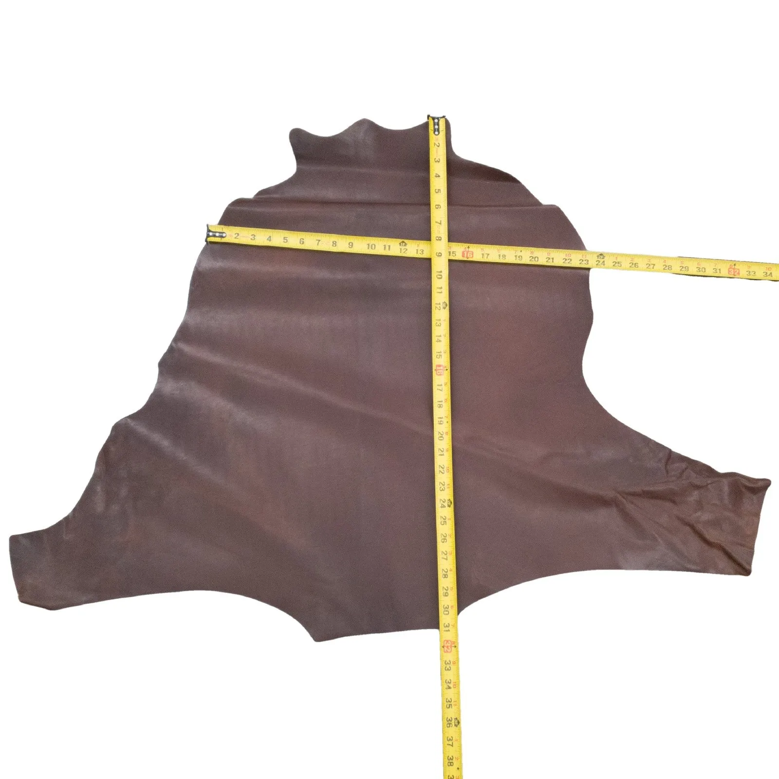 Kangaroo Chocolate Dyed Veg Tanned 5 - 7 Sq Ft Hides 2-3 oz