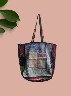 kantha vintage tote