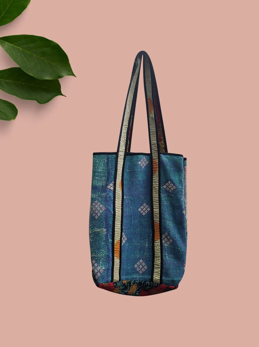 kantha vintage tote