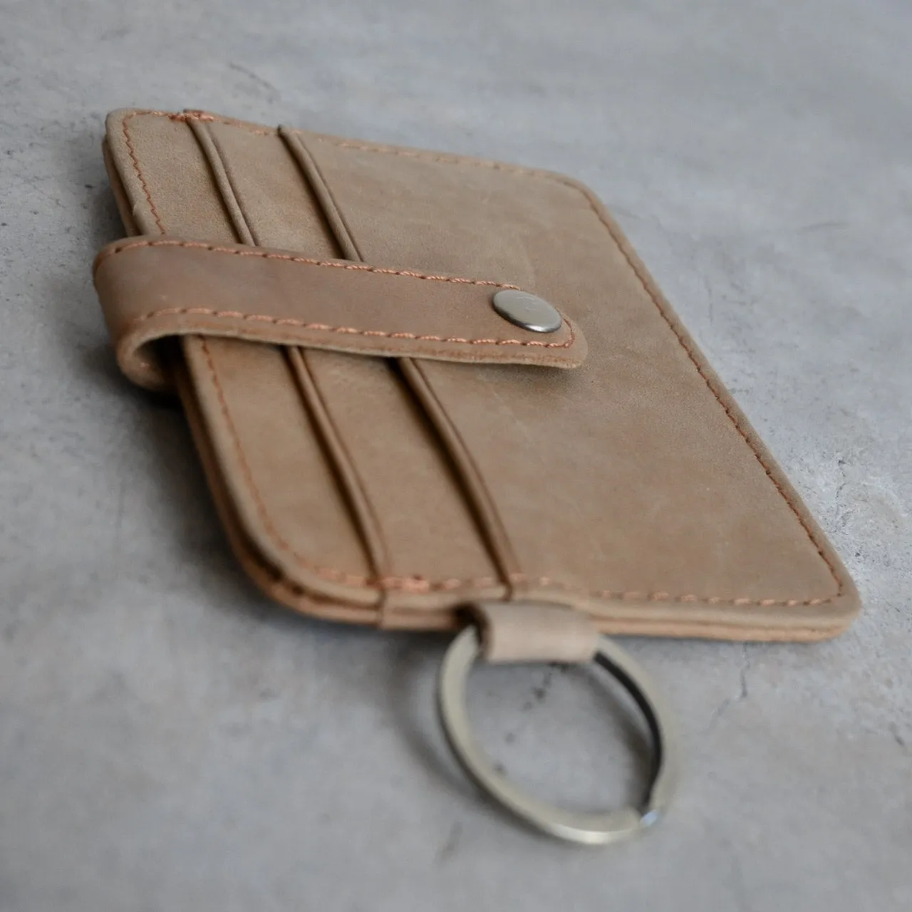 Keys And All Leather Wallet Keyring