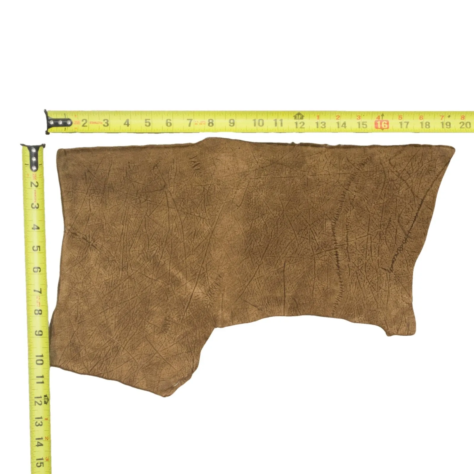 Light Sand Brown, 5-6 oz, 1-4 Sq Ft, Genuine Hippo Hides