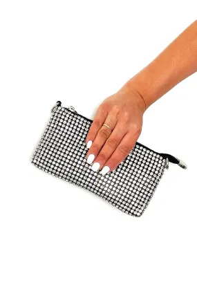 LILIE CLUTCH SILVER