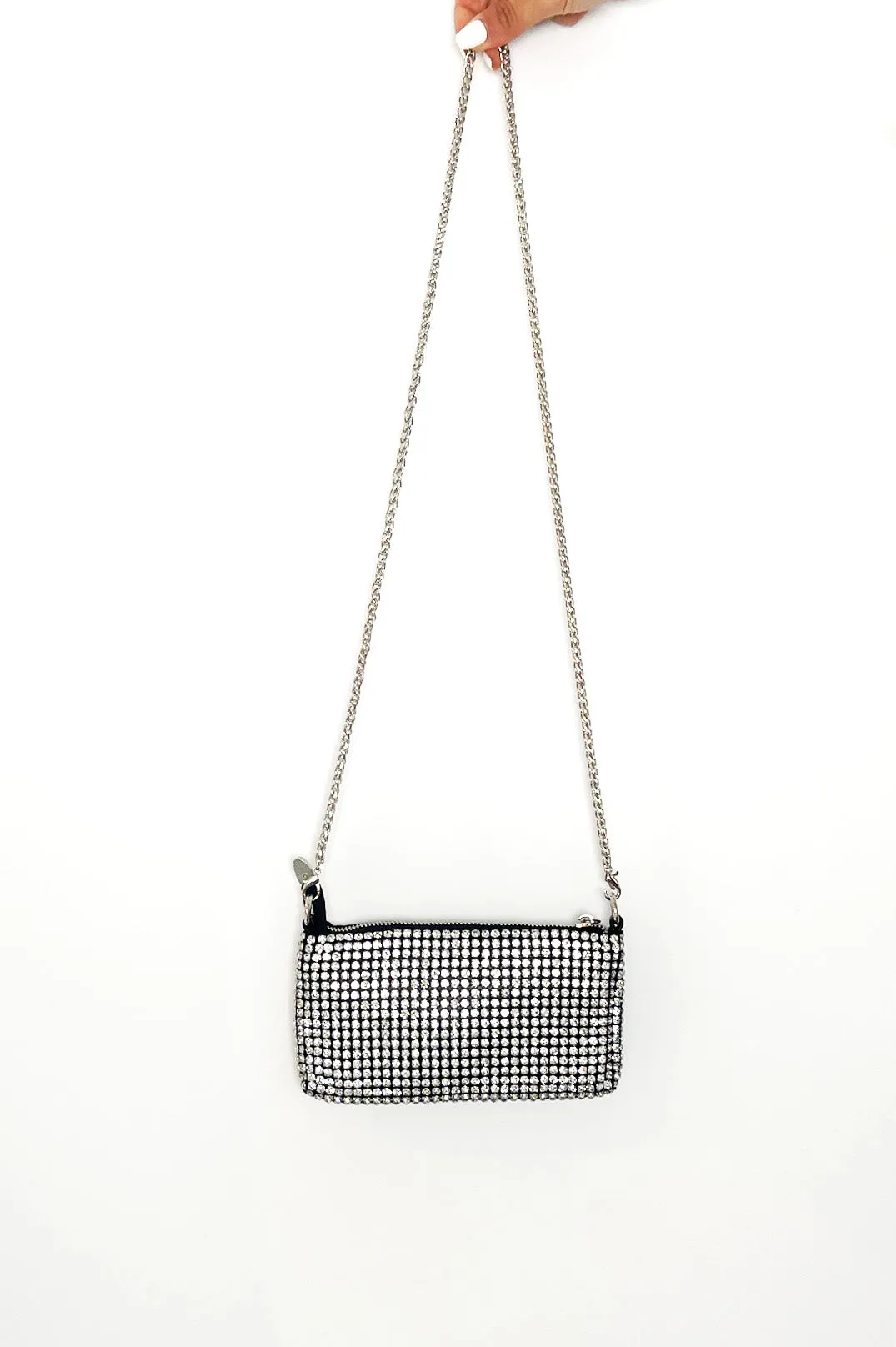 LILIE CLUTCH SILVER