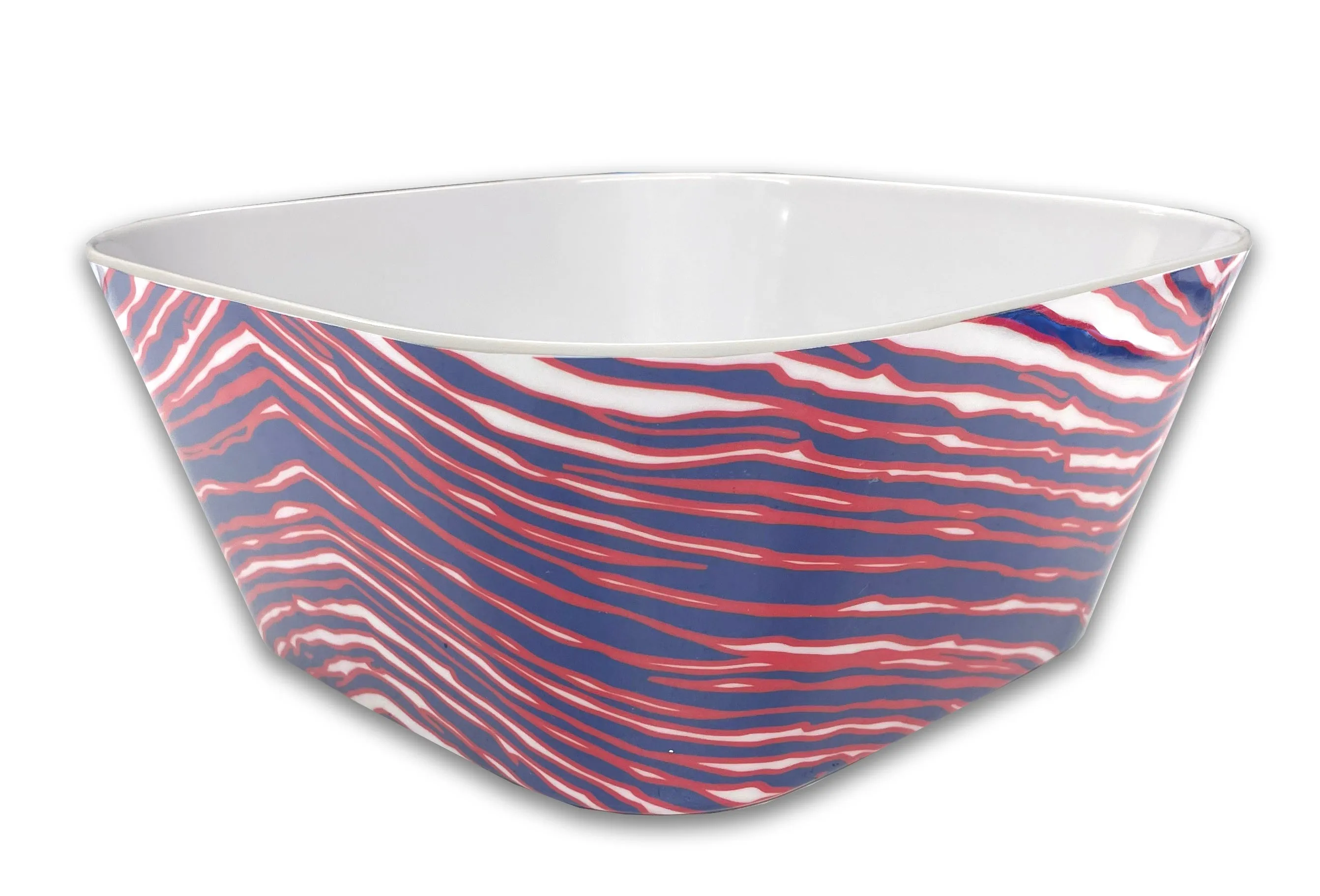 Mafia Stripes 10" Melamine Large Serving Bowl