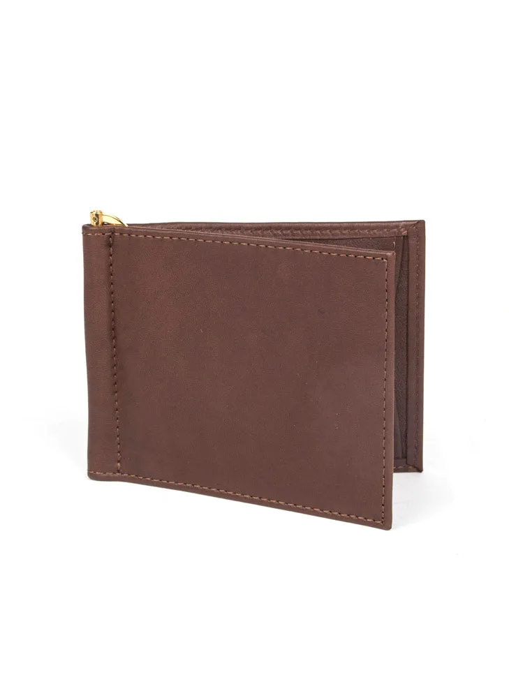 Men's Heritage Handmade Lambskin Leather Bifold Wallet with Money Clip