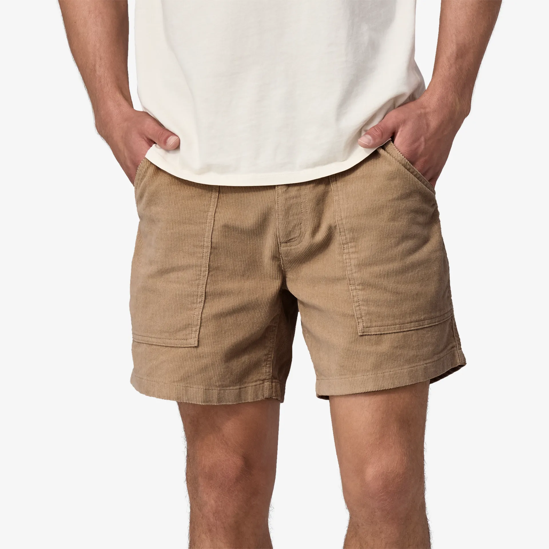 Men's Organic Cotton Cord Utility Shorts - 6"