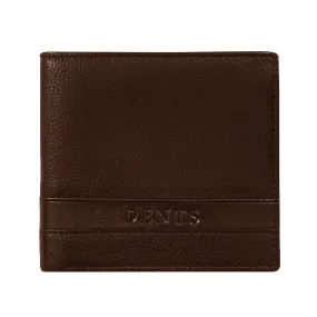 Men's Pebble Grain Leather Bifold Wallet with RFID Blocking and Coin Purse