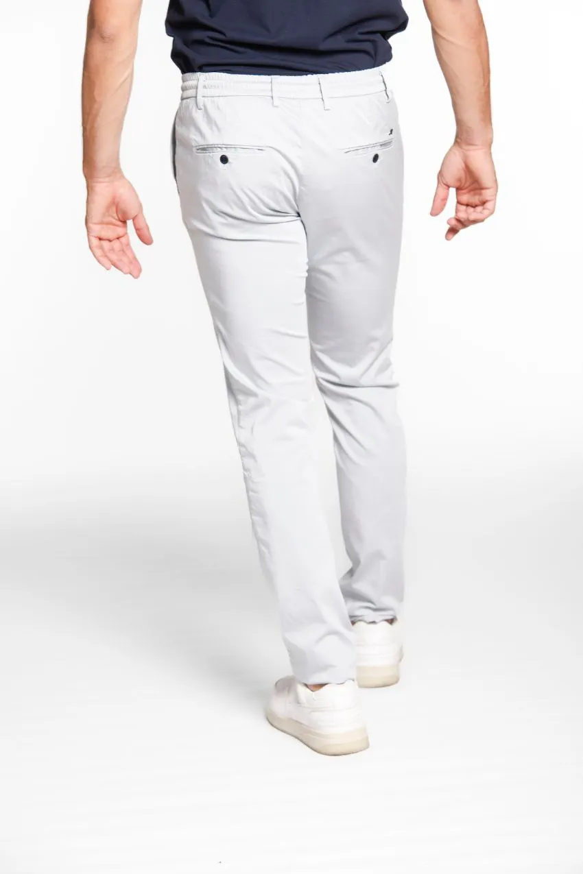 Milano Jogger Travel pantalone chino jogger uomo in raso tecnico travel stretch extra slim