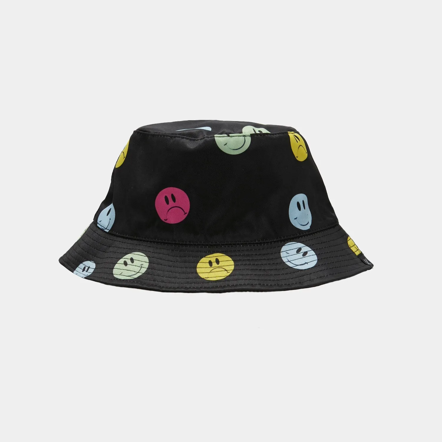 Mixed Emotions Black Bucket Hat