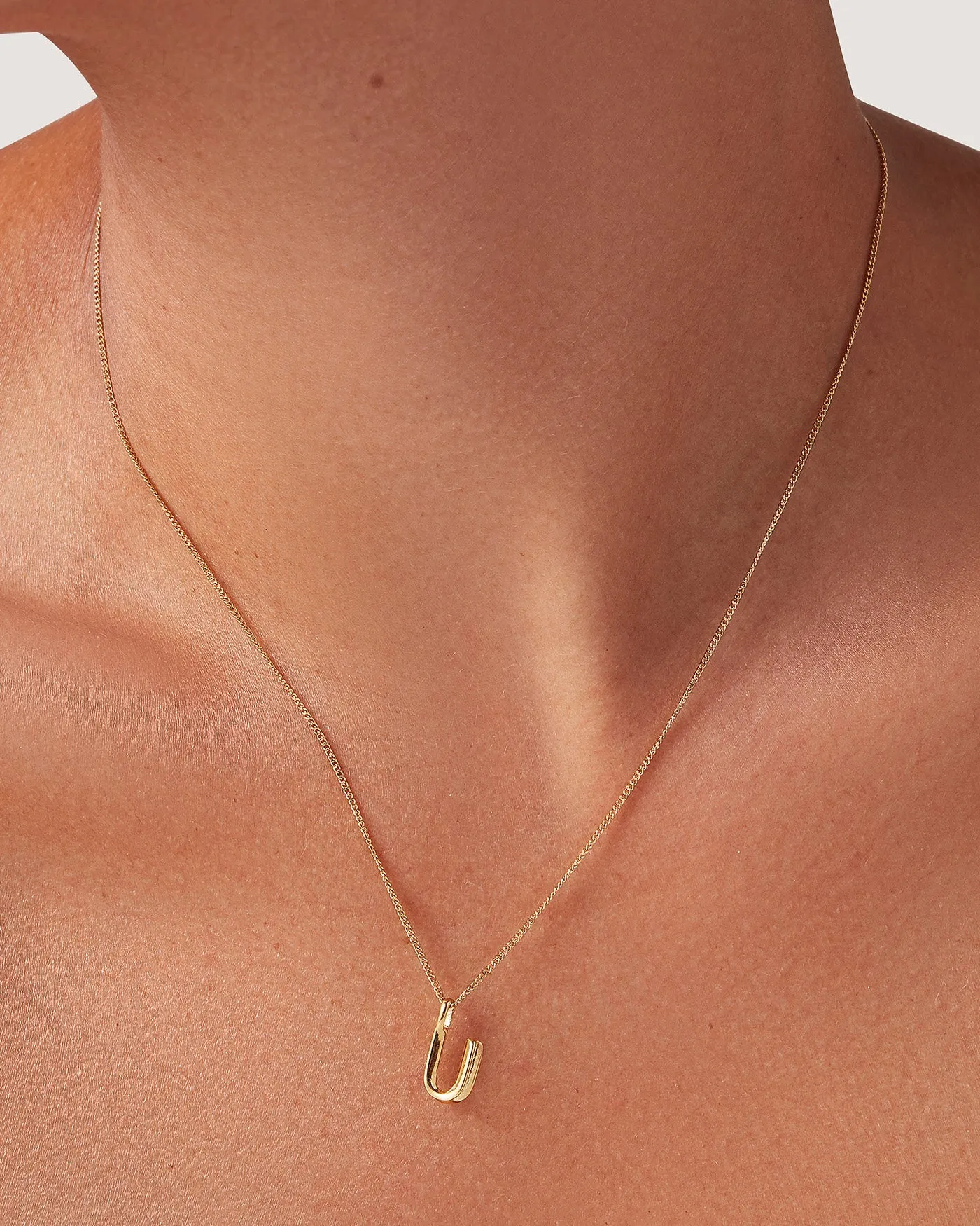 Monogram Necklace - U