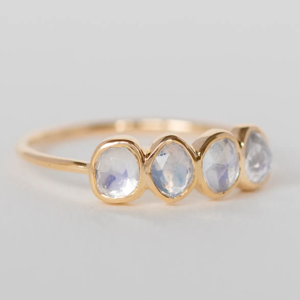 Moonstone Multistone Ring