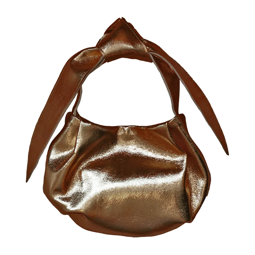 Natalie Mini Bag in Metallic Bronze