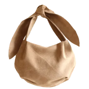 Natalie Mini Bag in Suede Nude