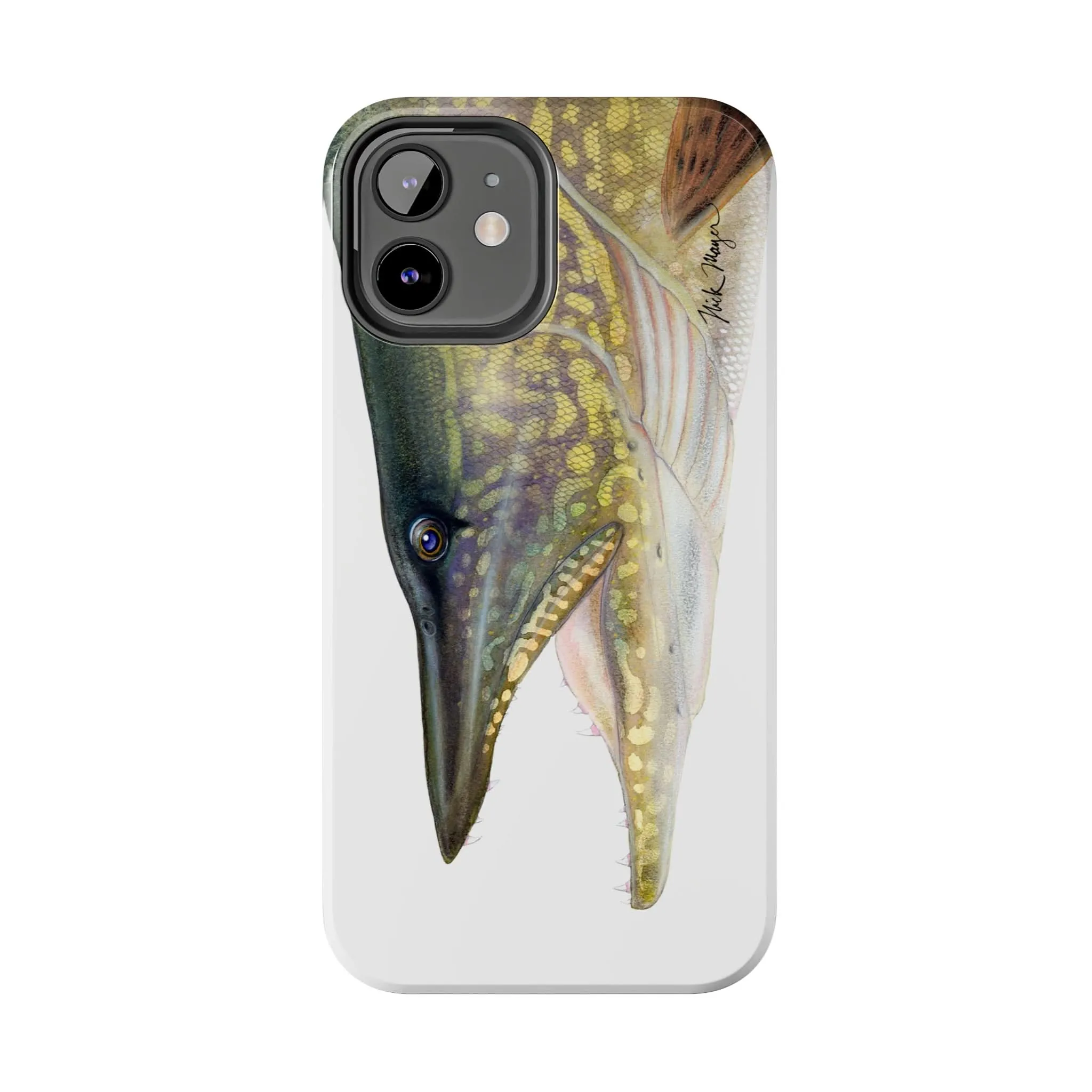 Northern Pike Face Phone Case (iPhone)