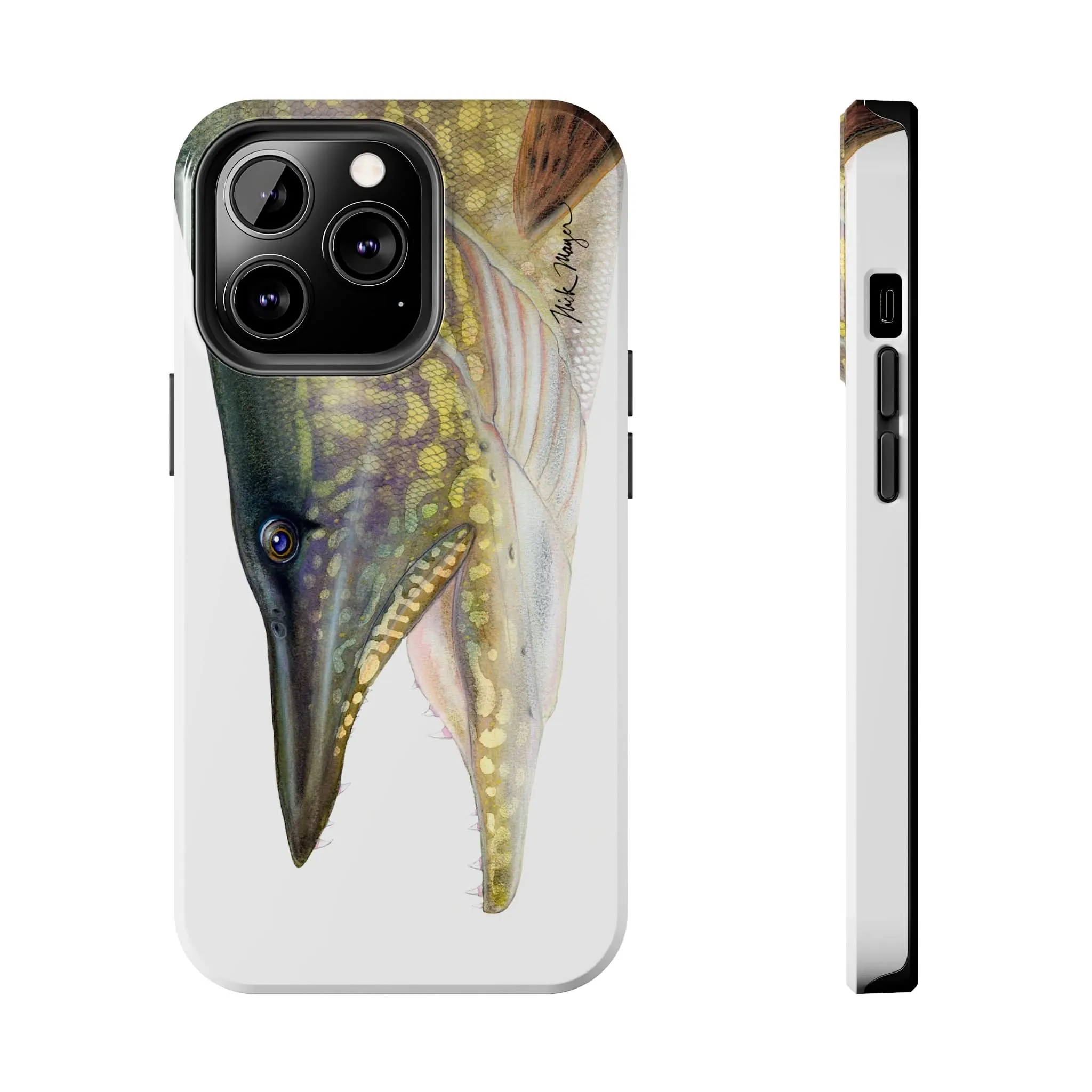 Northern Pike Face Phone Case (iPhone)