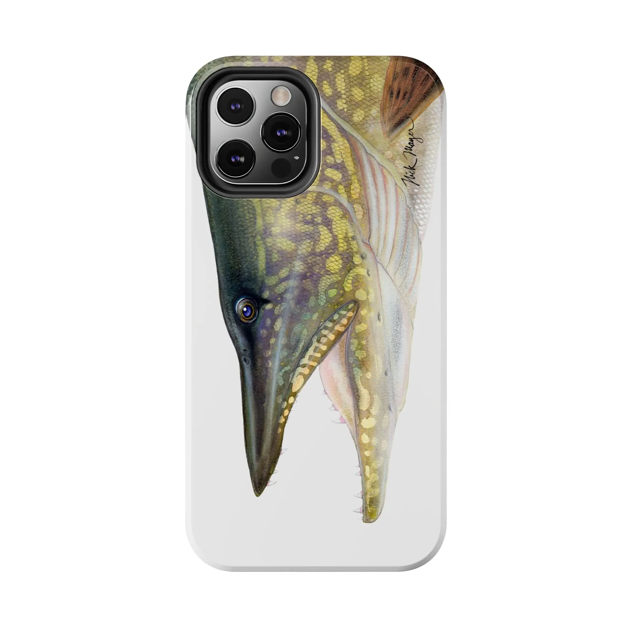 Northern Pike Face Phone Case (iPhone)