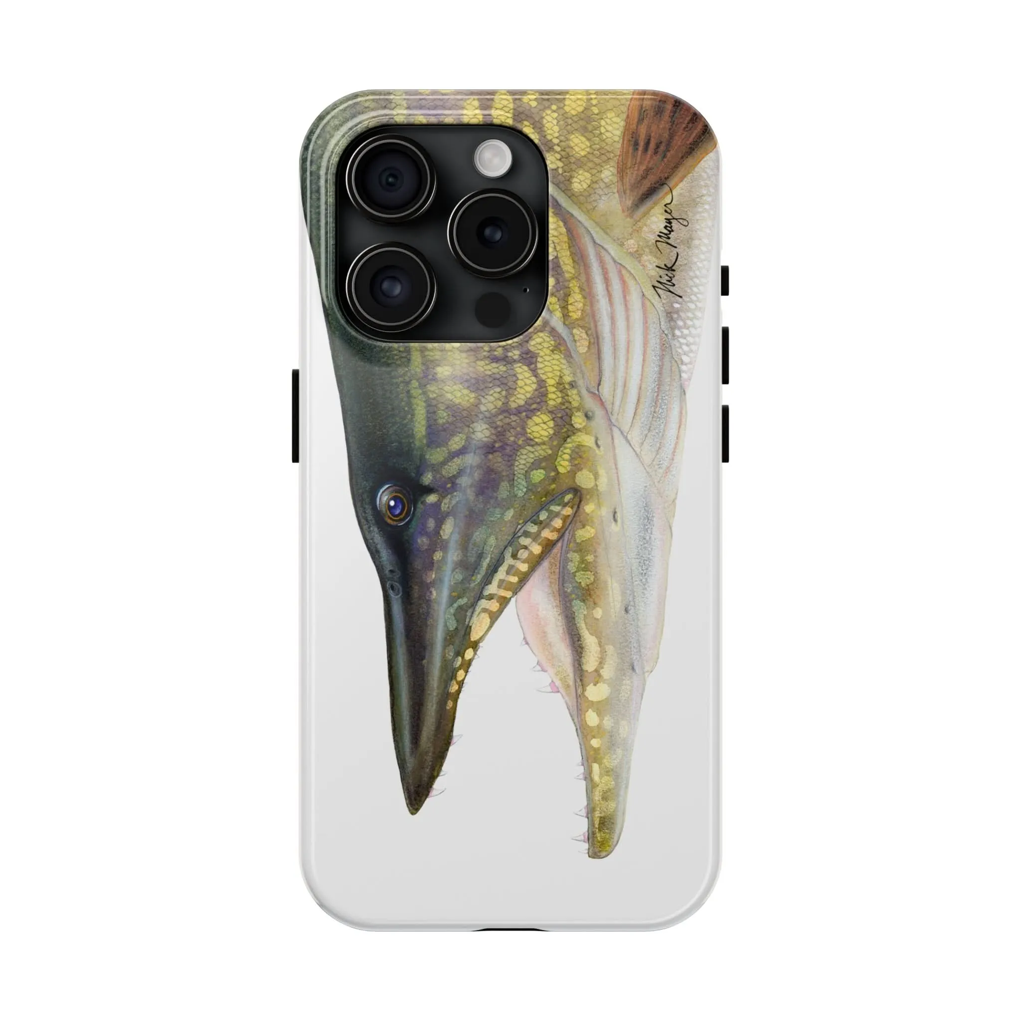 Northern Pike Face Phone Case (iPhone)