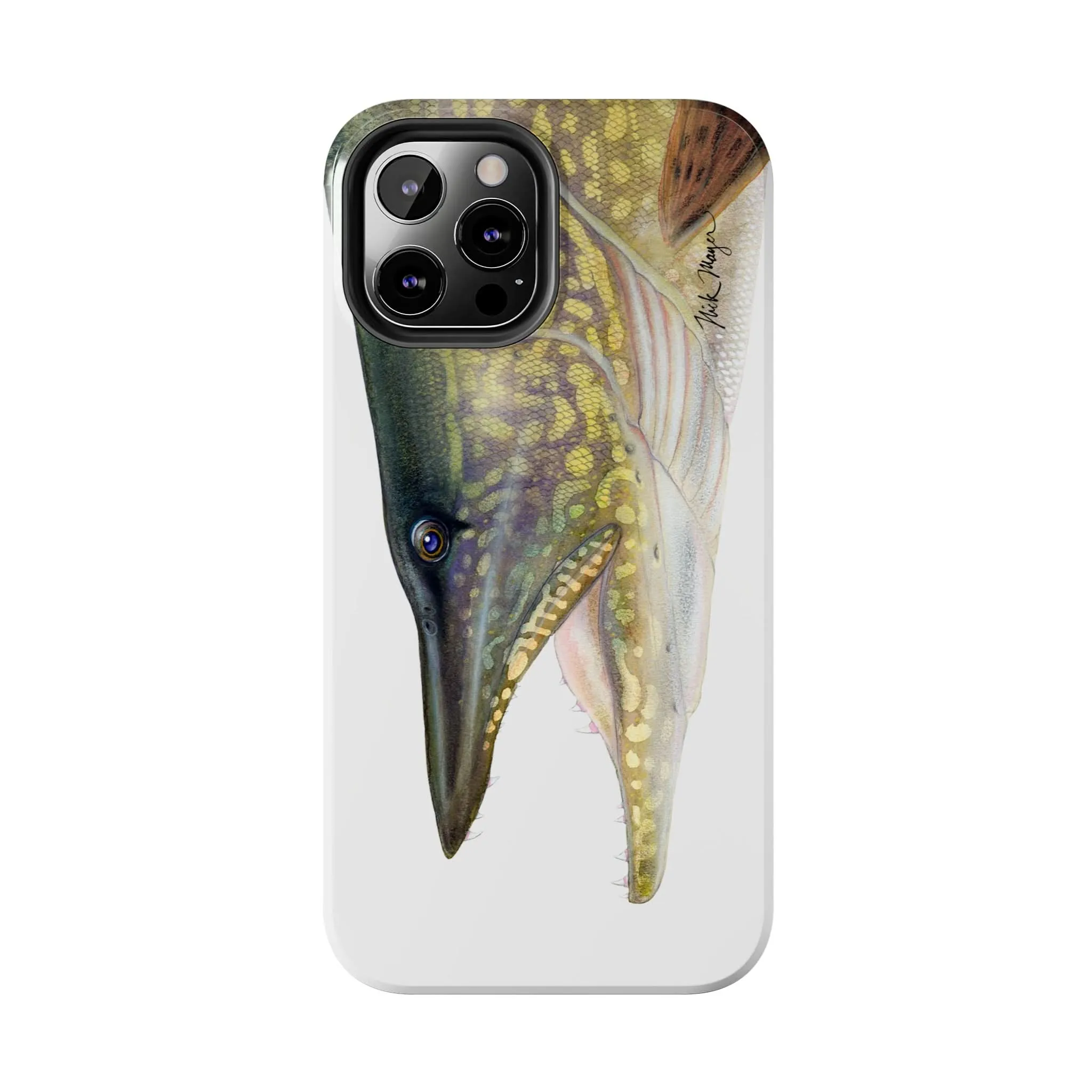 Northern Pike Face Phone Case (iPhone)