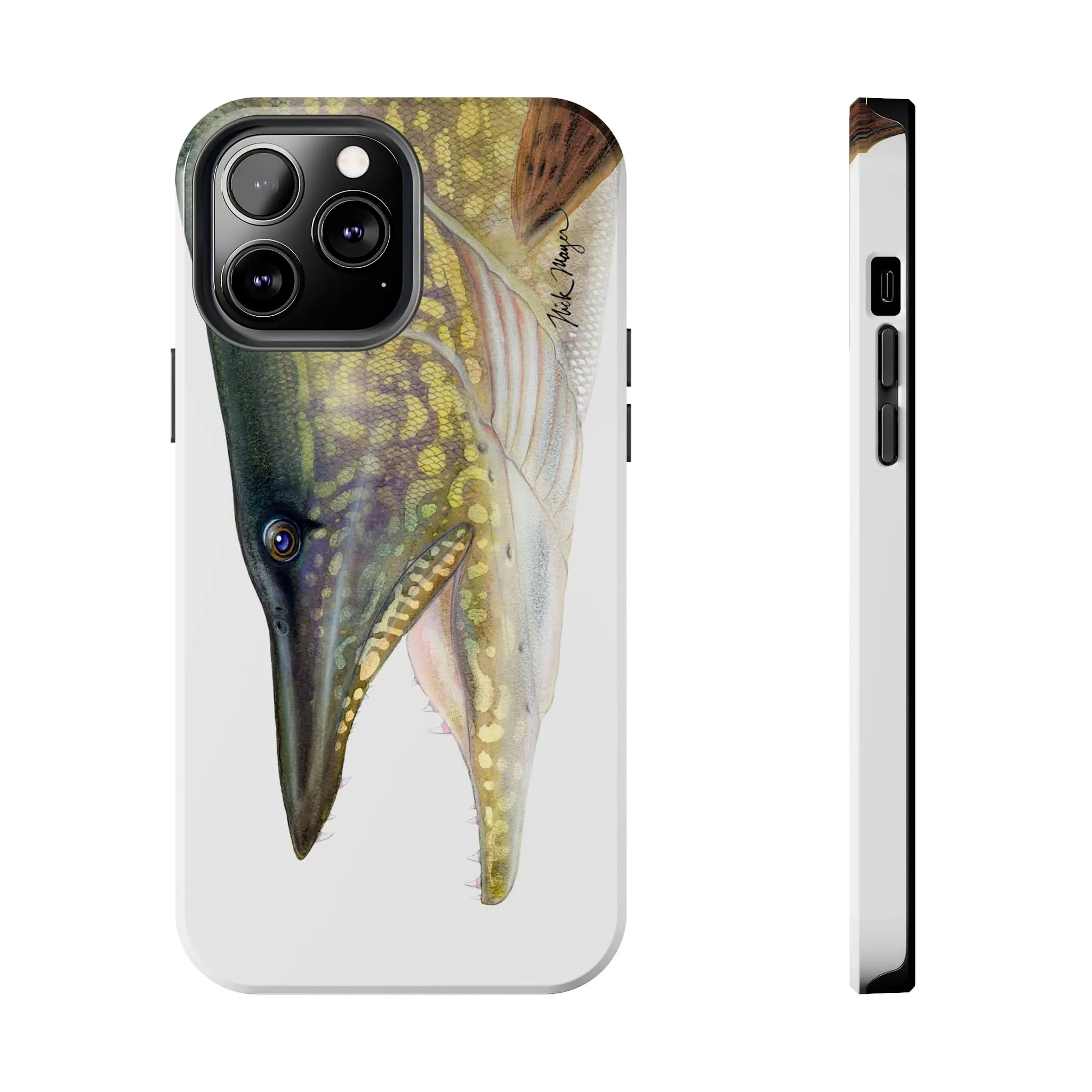 Northern Pike Face Phone Case (iPhone)