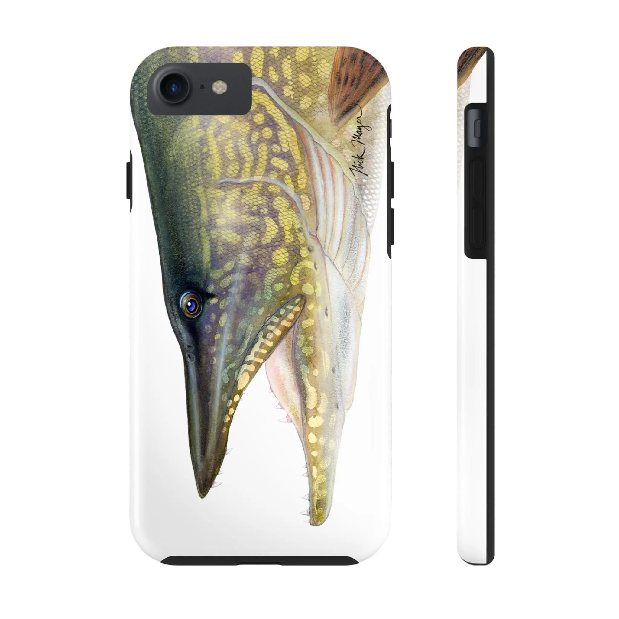 Northern Pike Face Phone Case (iPhone)