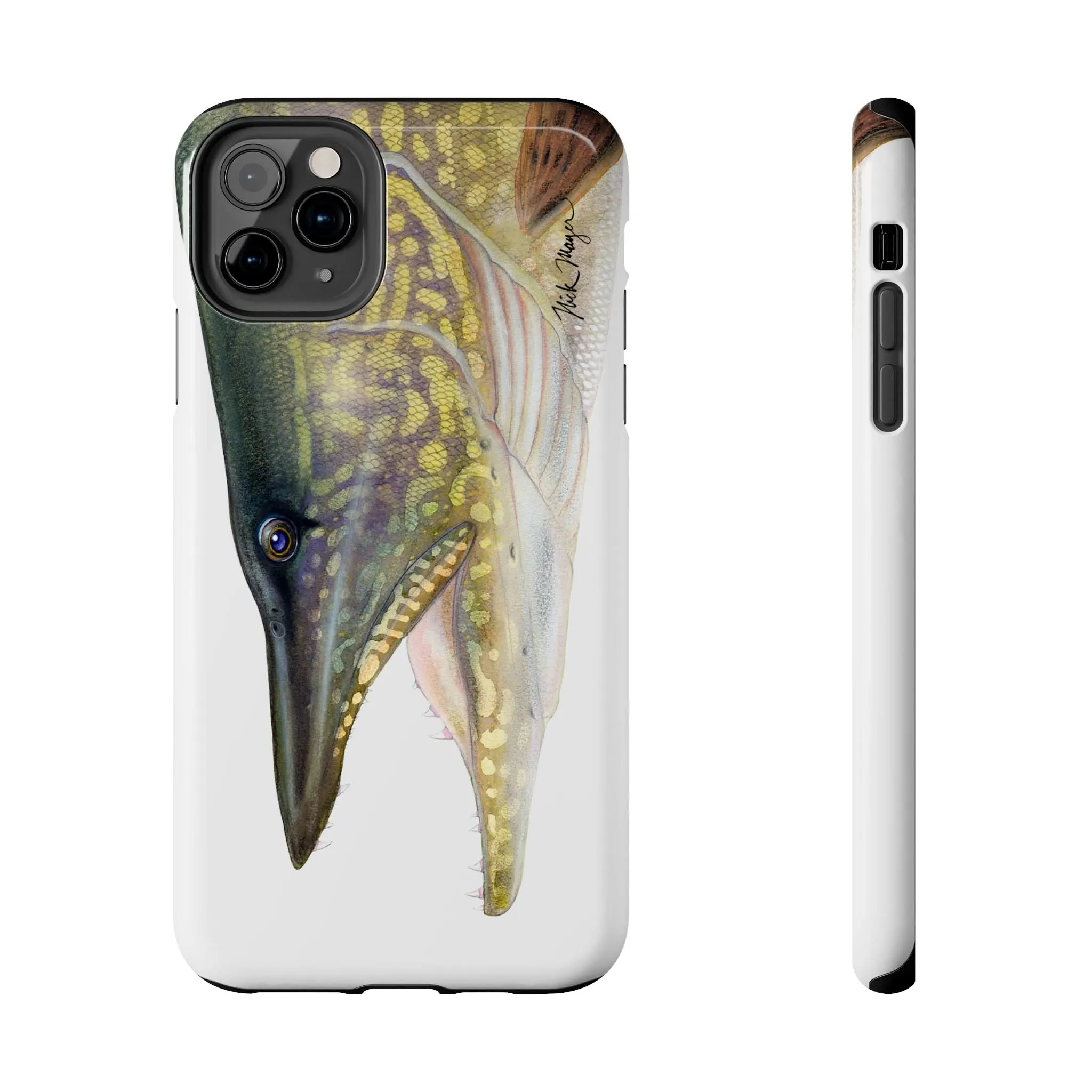 Northern Pike Face Phone Case (iPhone)