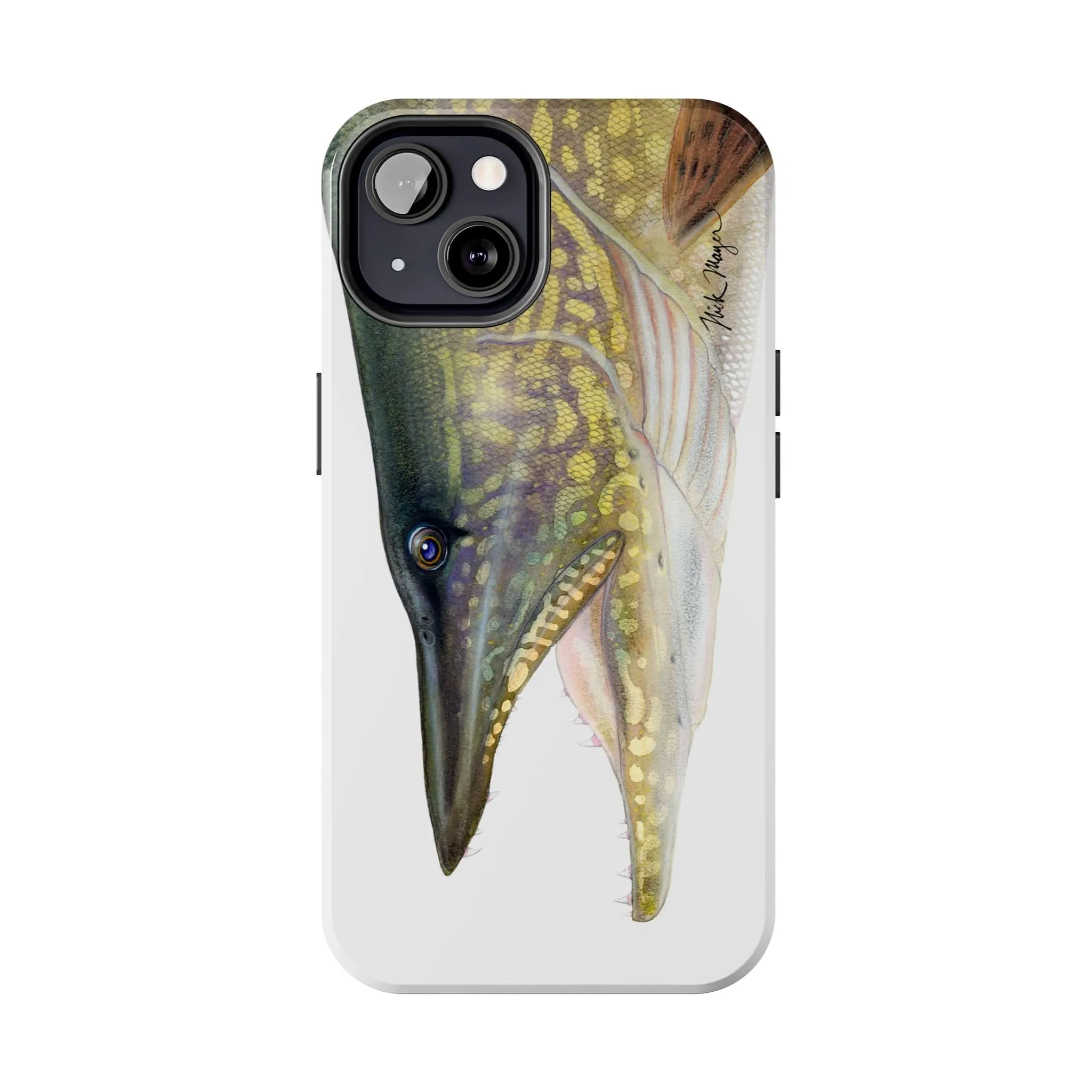 Northern Pike Face Phone Case (iPhone)