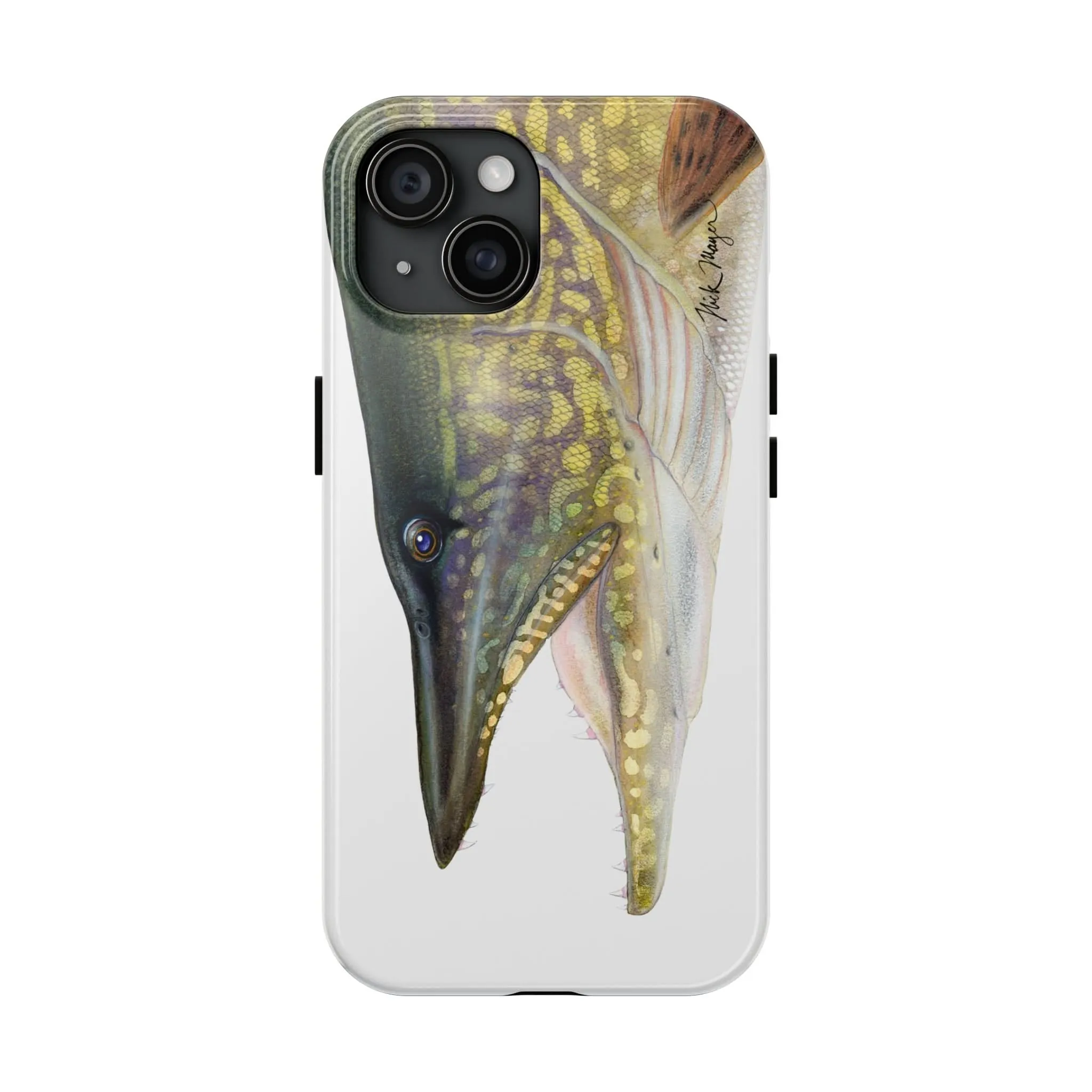 Northern Pike Face Phone Case (iPhone)