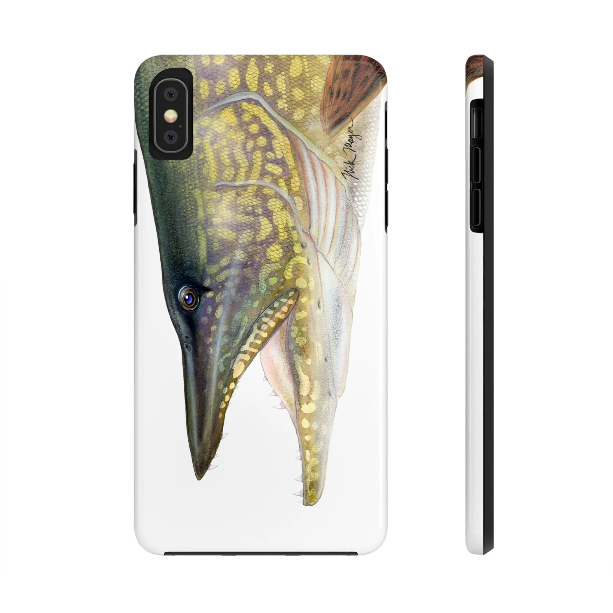 Northern Pike Face Phone Case (iPhone)