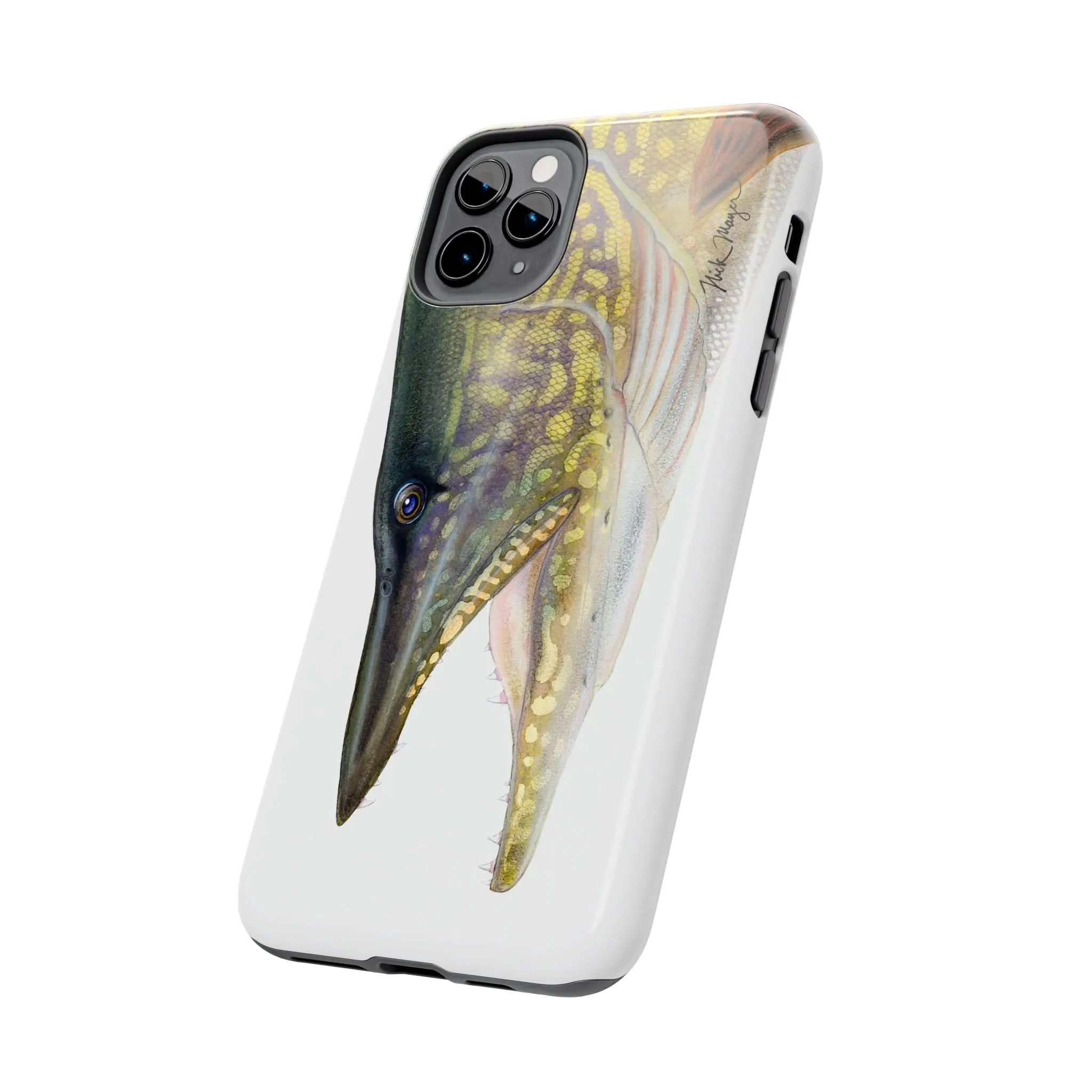 Northern Pike Face Phone Case (iPhone)