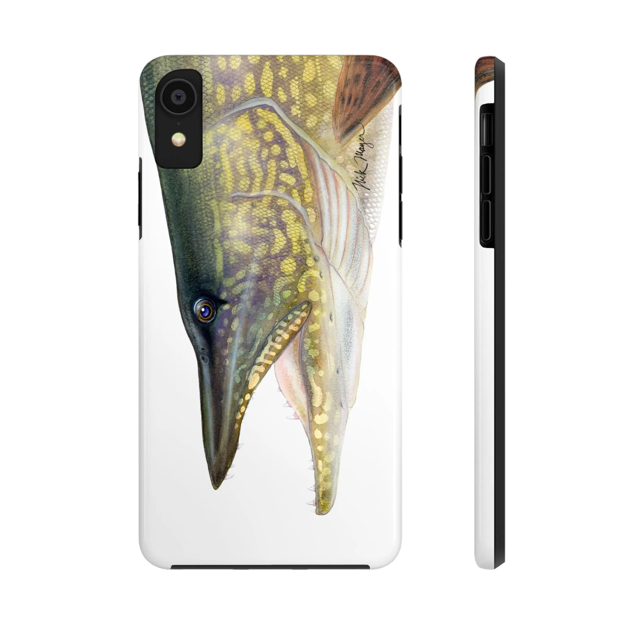 Northern Pike Face Phone Case (iPhone)