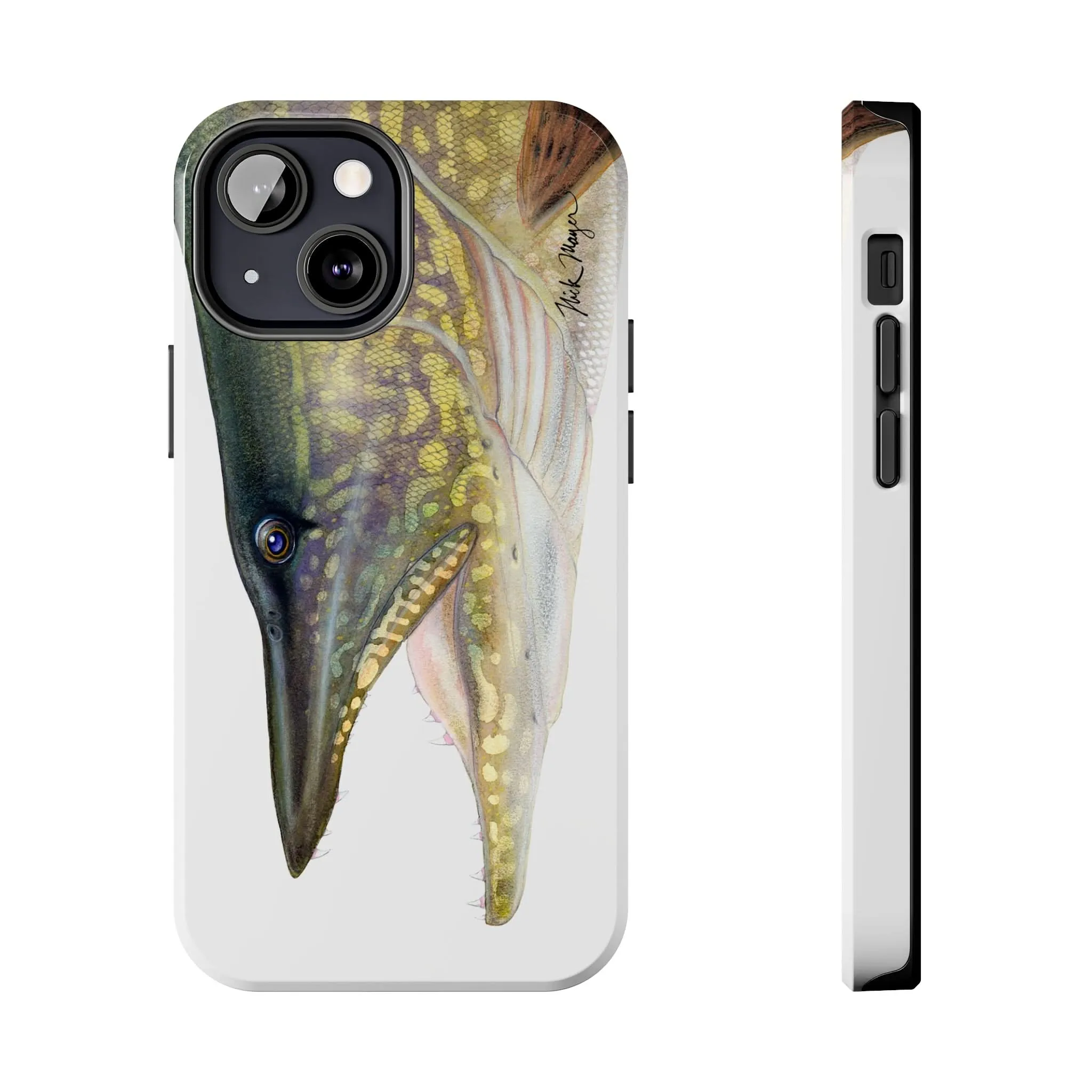 Northern Pike Face Phone Case (iPhone)