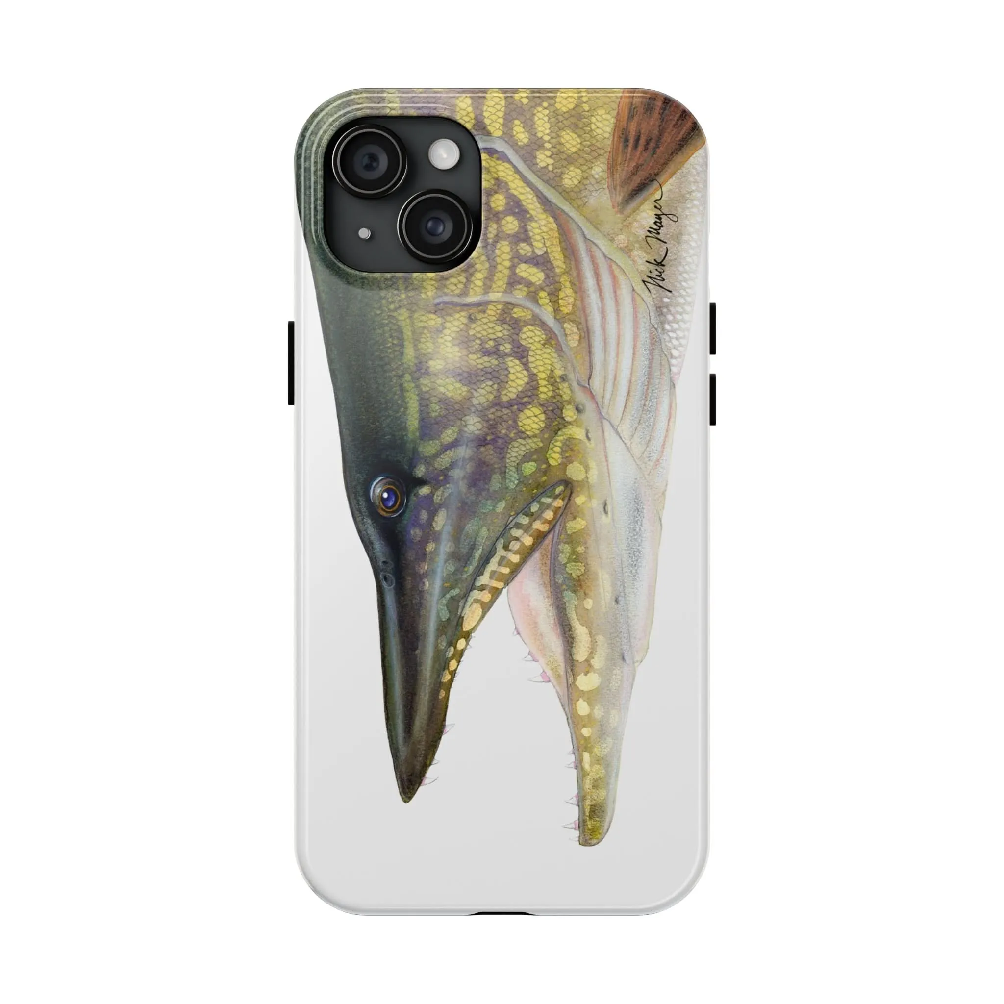 Northern Pike Face Phone Case (iPhone)