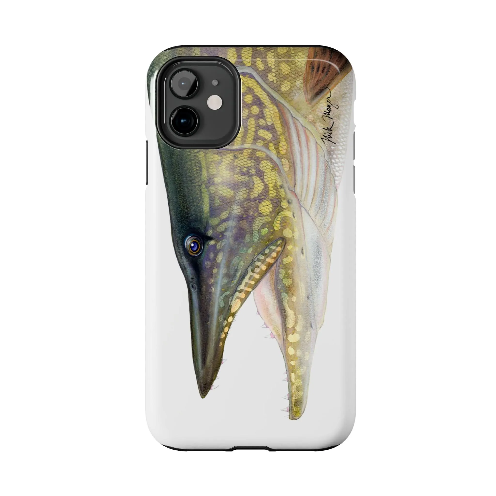 Northern Pike Face Phone Case (iPhone)