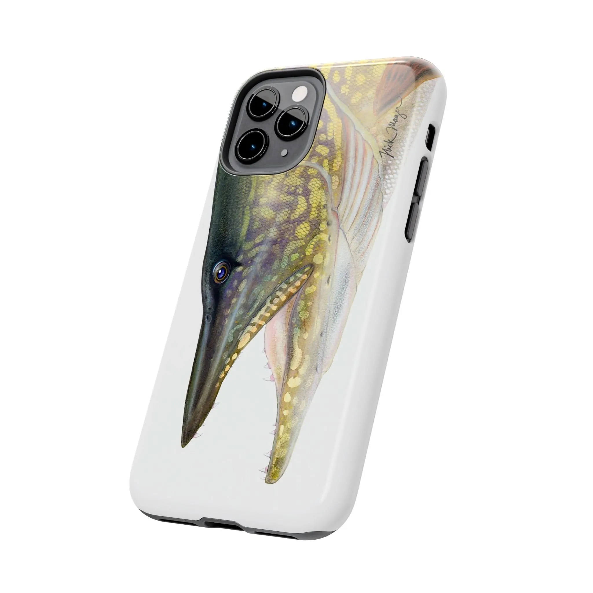 Northern Pike Face Phone Case (iPhone)